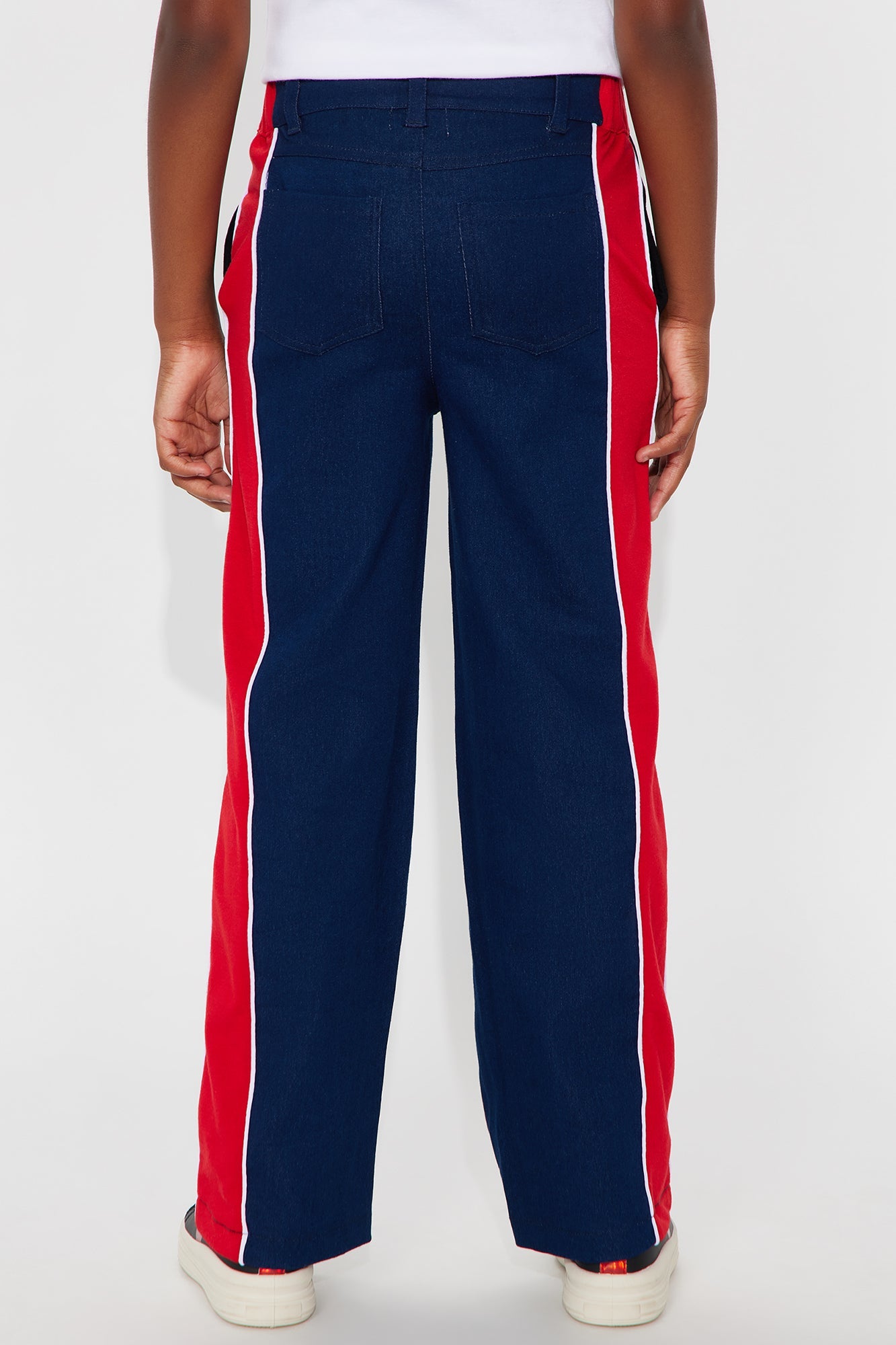 Mini Playing It Cool Contrast Jeans - Dark Wash