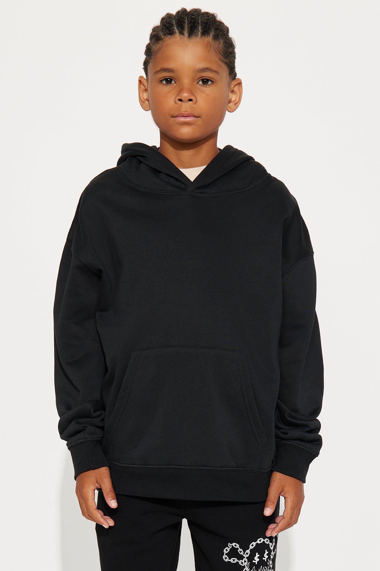 Mini Tyson Oversized Hoodie II - Black