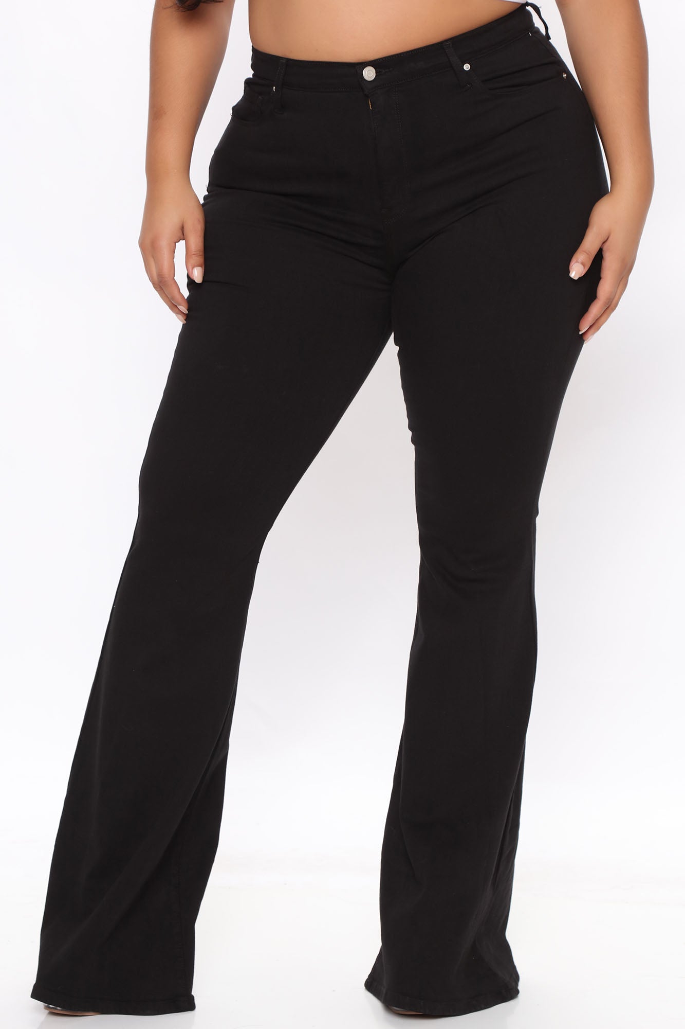 Tall Santorini Super Stretch Flare Jeans - Black