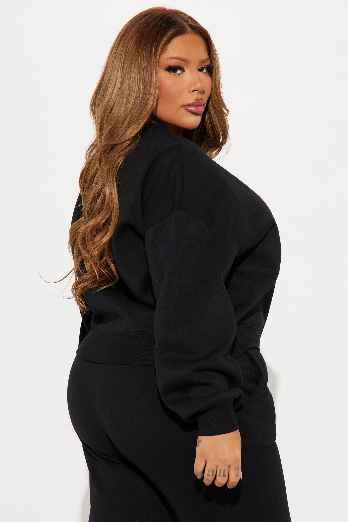 Candice Lounge Crew Neck - Black
