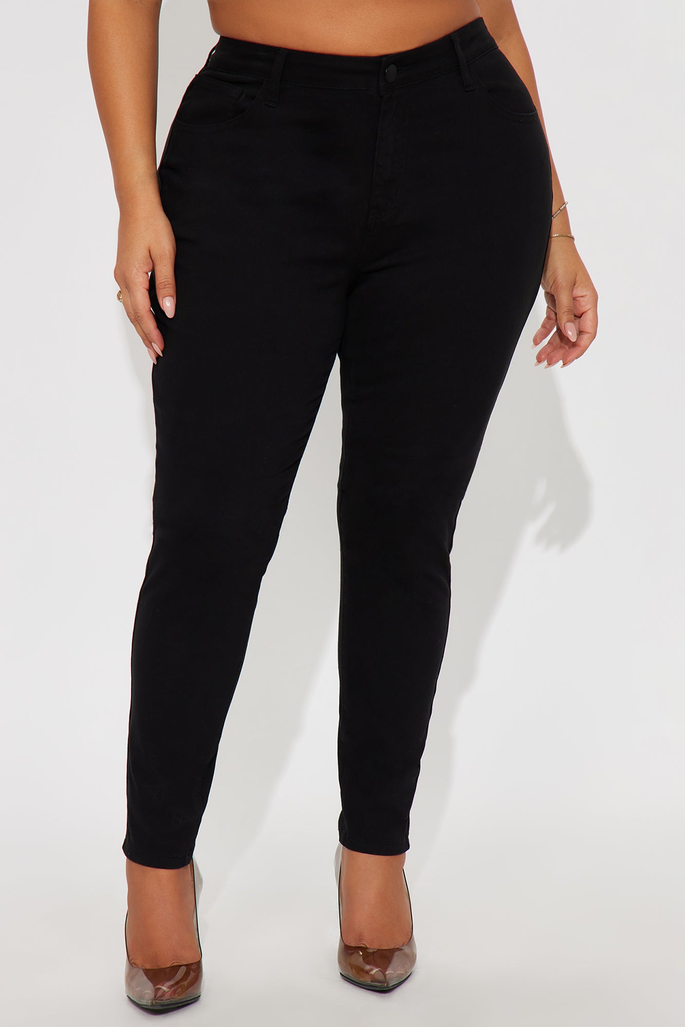 Tall Skinny Uniform Pants - Black