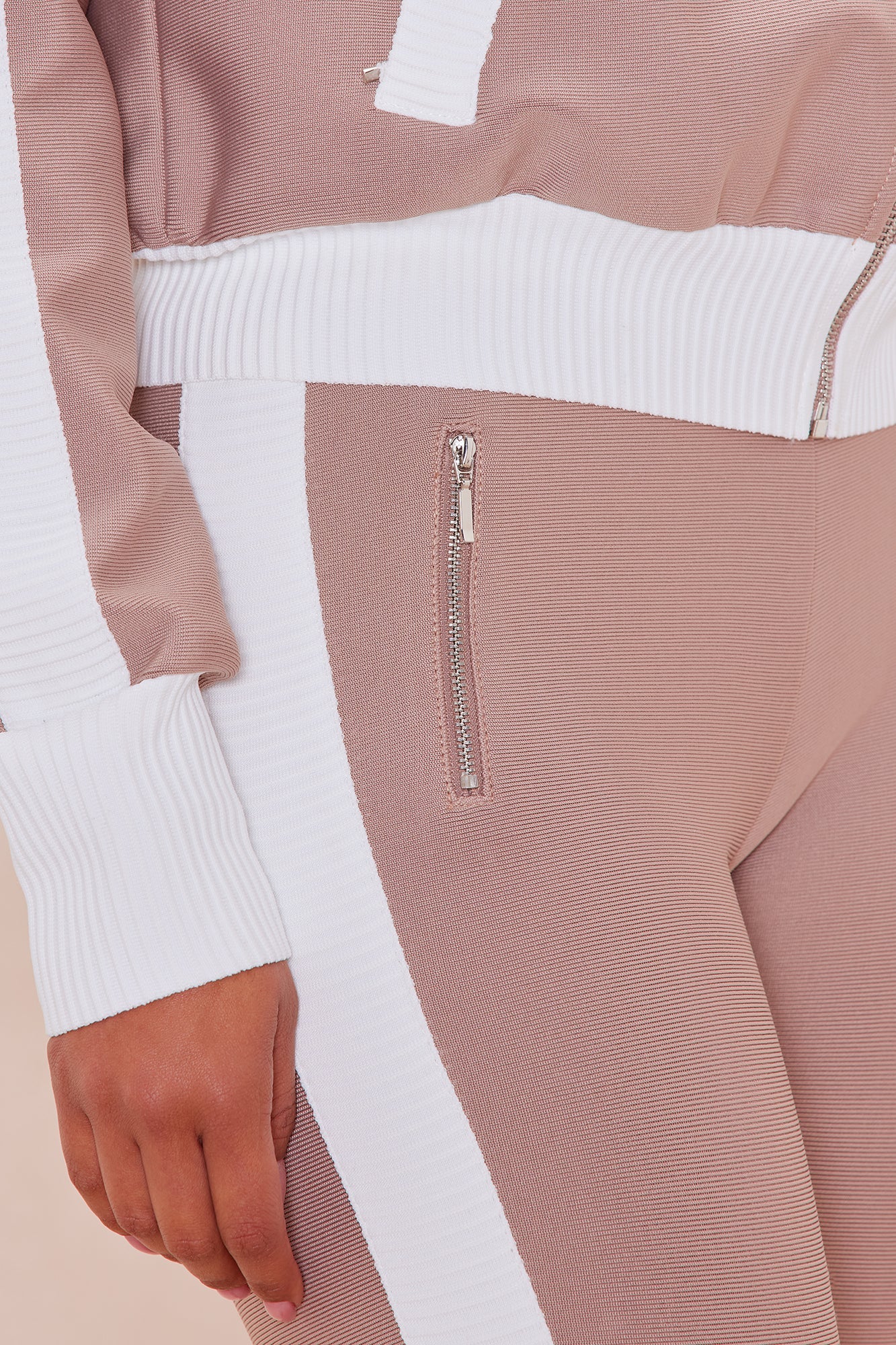 Blair Bandage Pant - Taupe/combo