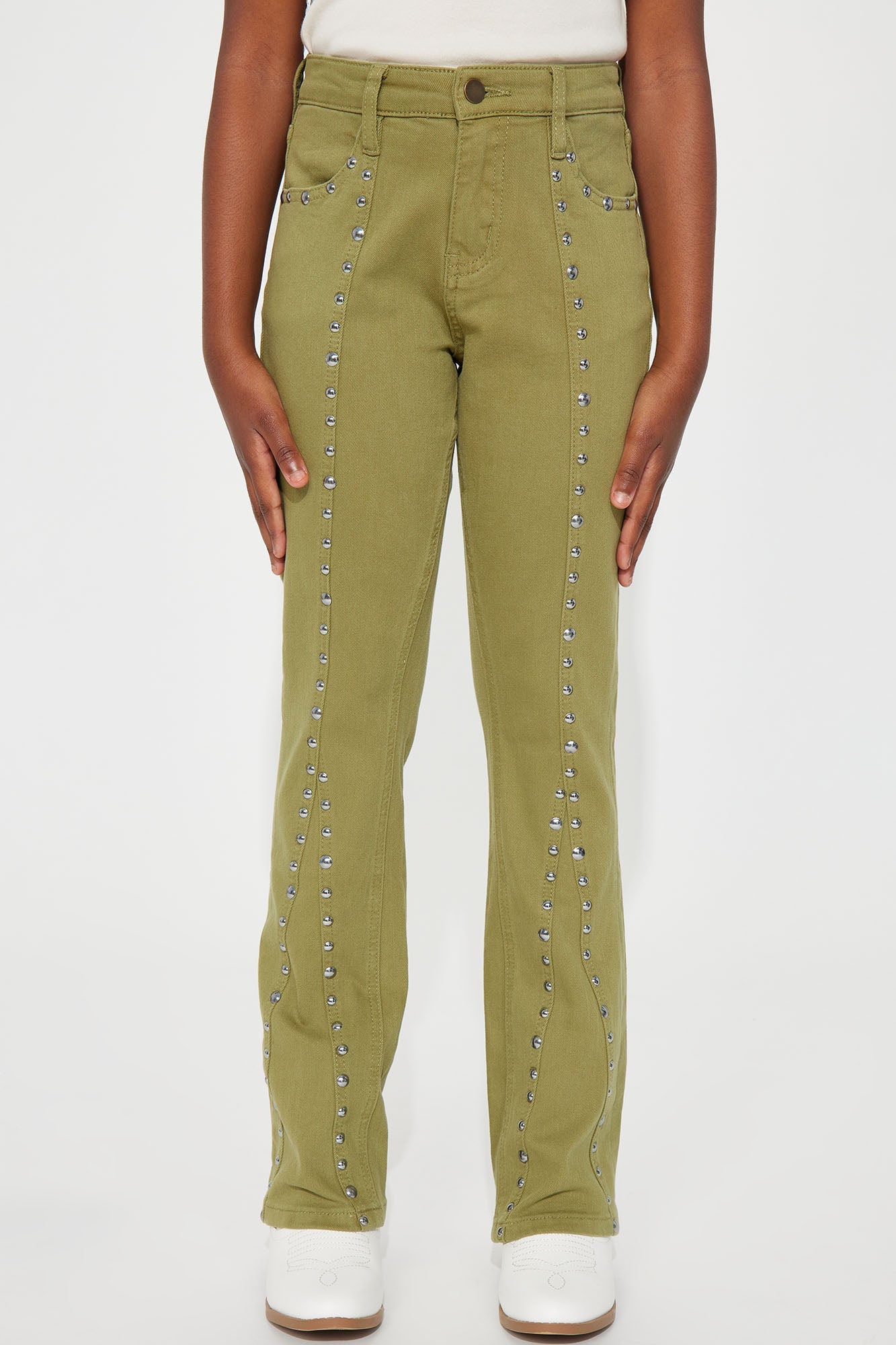 Mini Lovesick Flare Pant - Sage