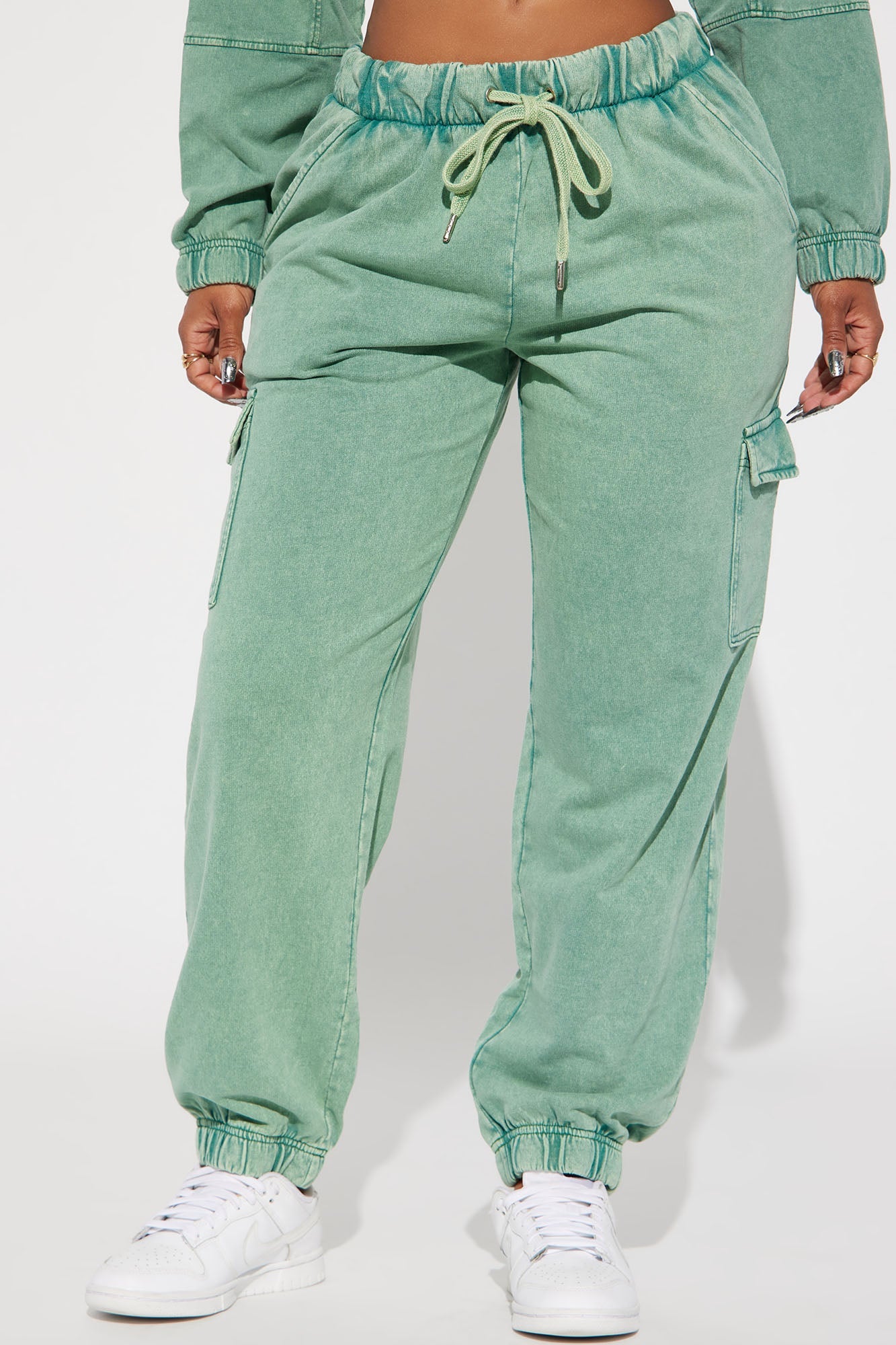 Fiona Fleece Jogger - Green