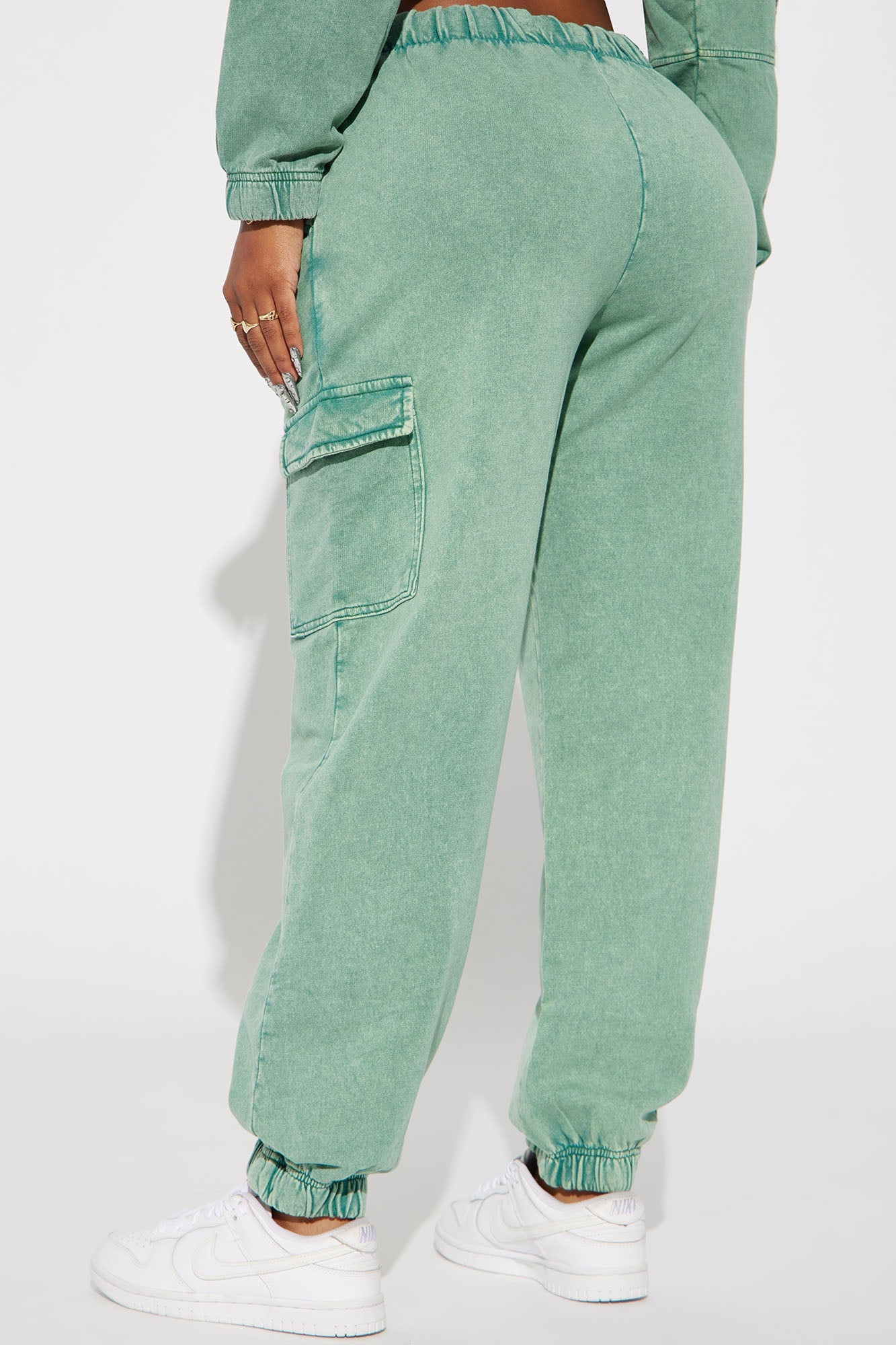 Fiona Fleece Jogger - Green