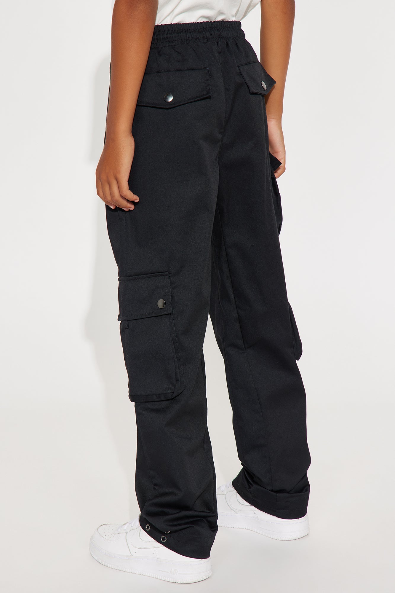 Mini Roaming Nylon Cargo Pants - Black