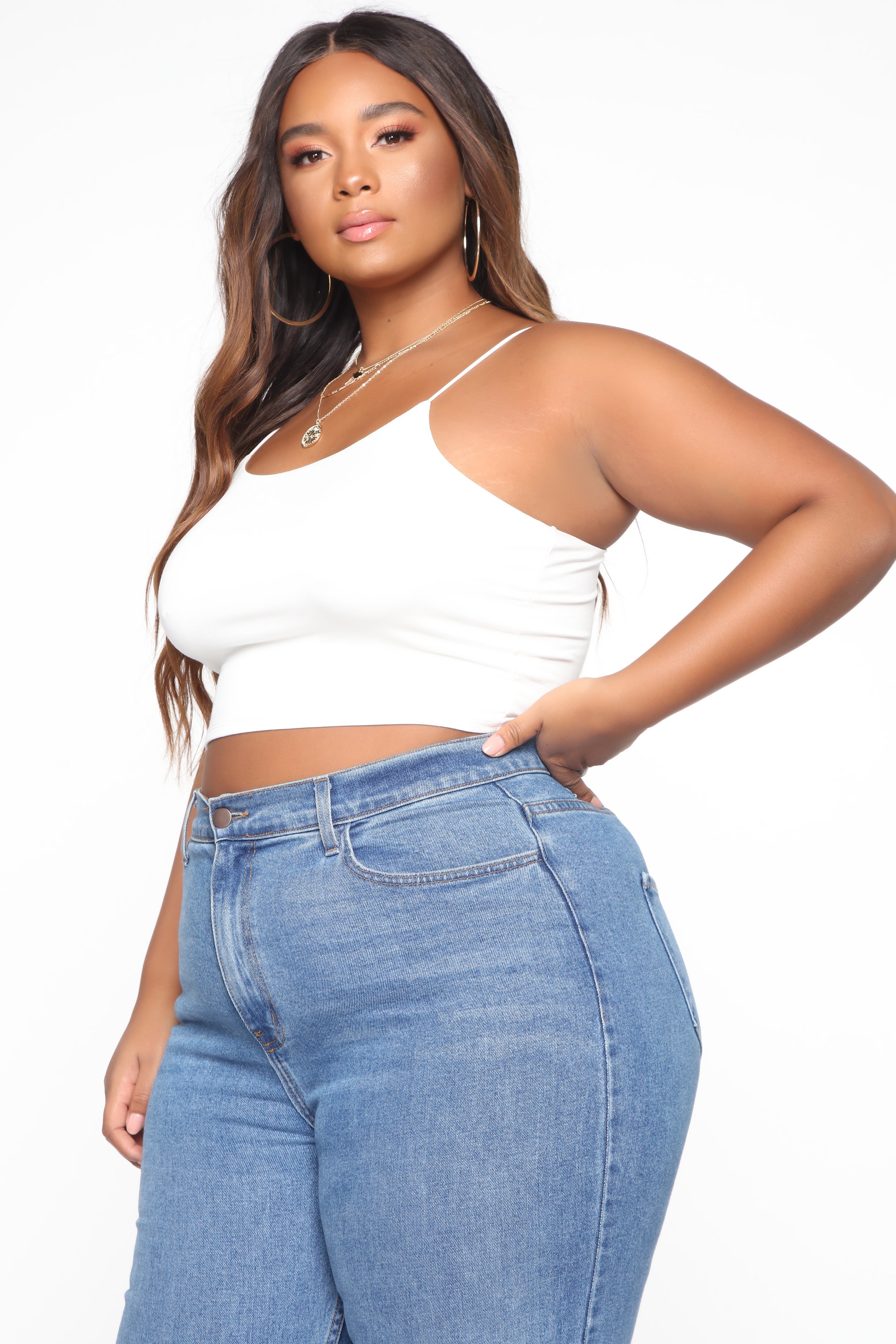 KiKi Cropped Top - Ivory
