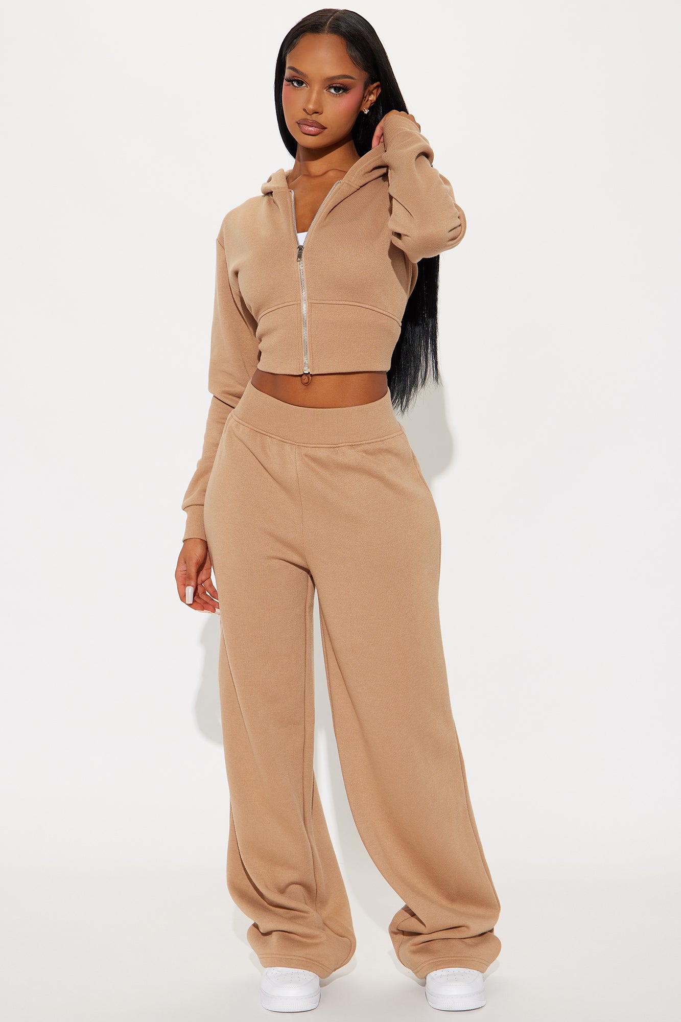 Lumi Fleece Pant Set - Camel