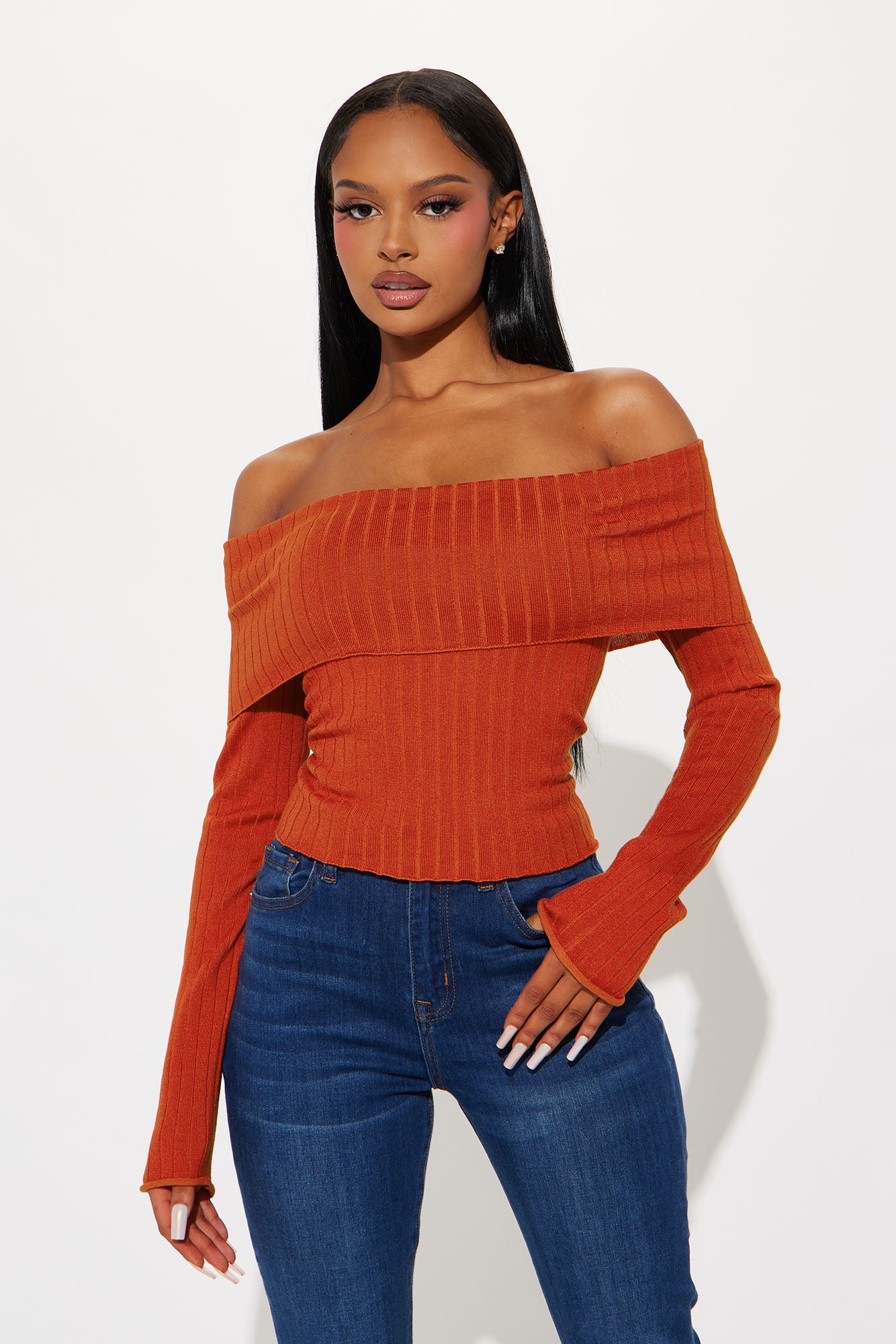Try It Out Sweater - Rust