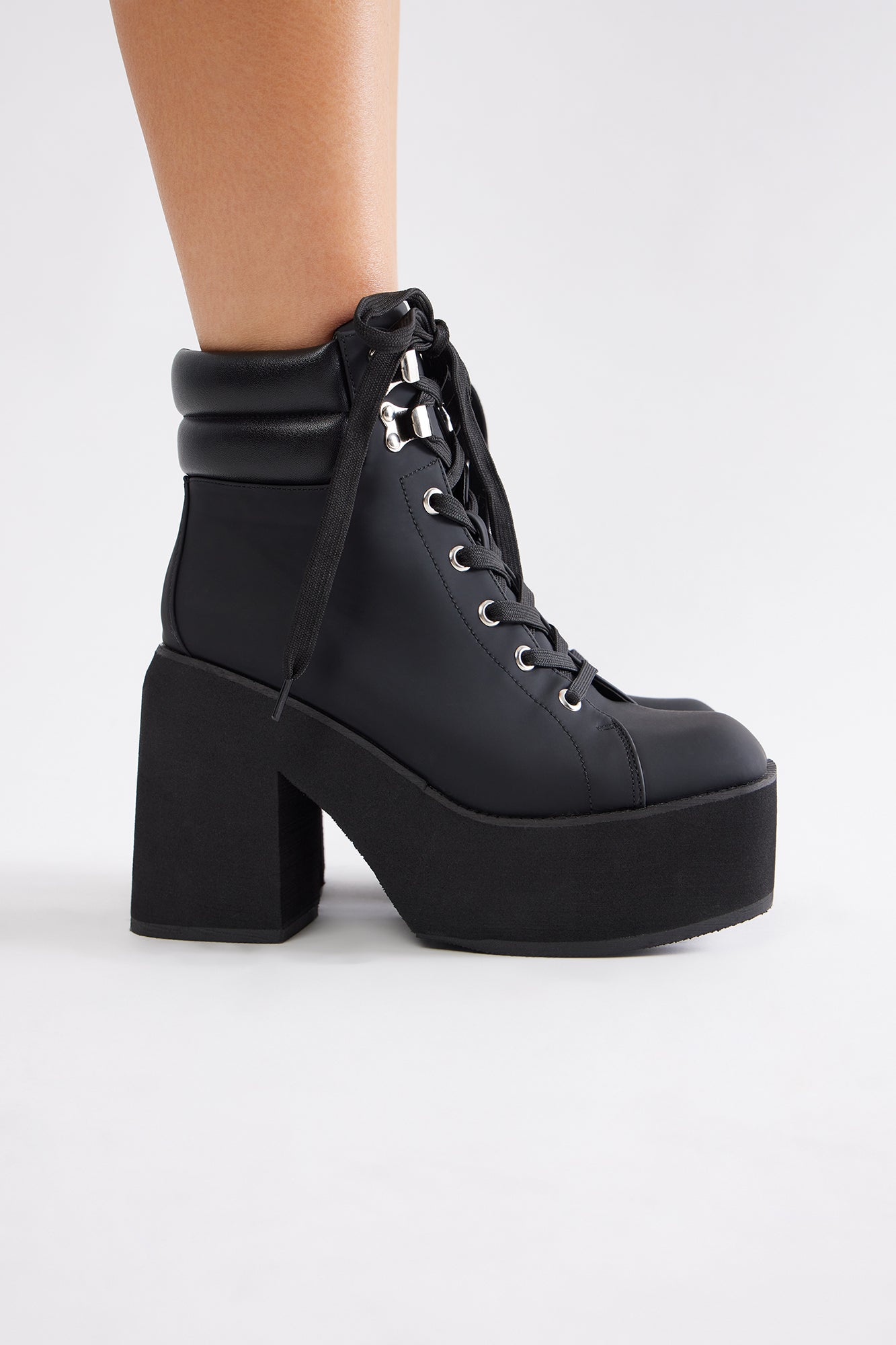 Jax Platform Booties - Black