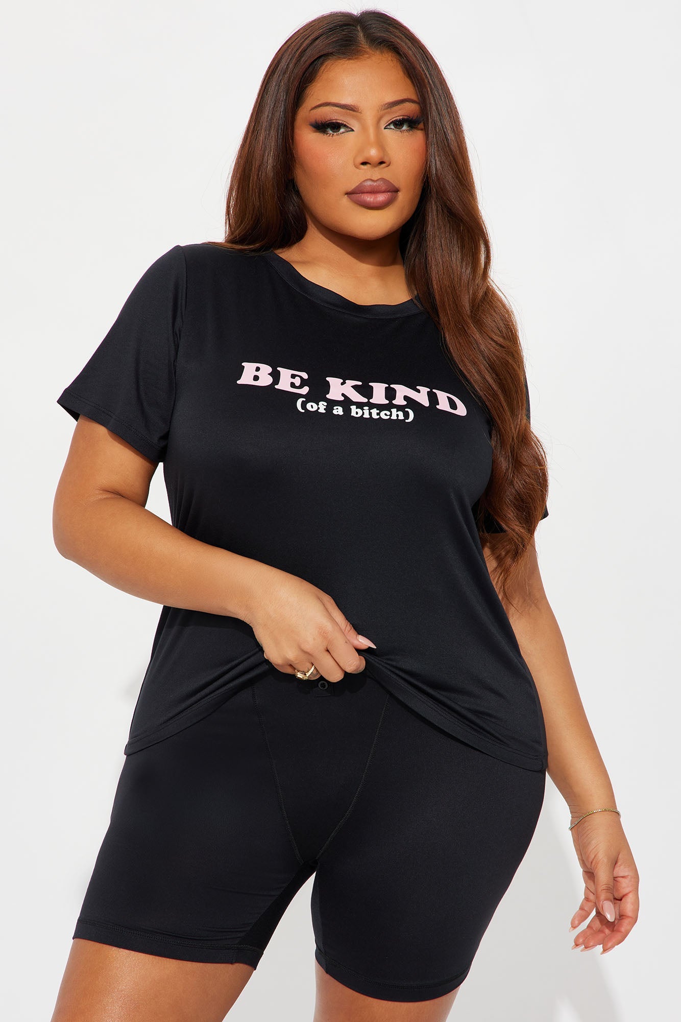 Always Be Kind PJ Boxer Short - Black