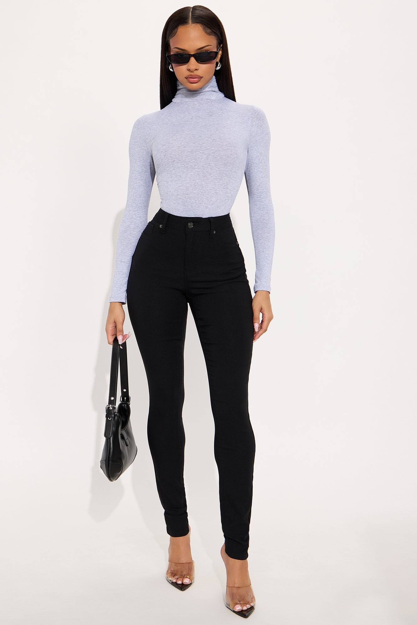 Tall Hyperstretch Skinny Pants - Black