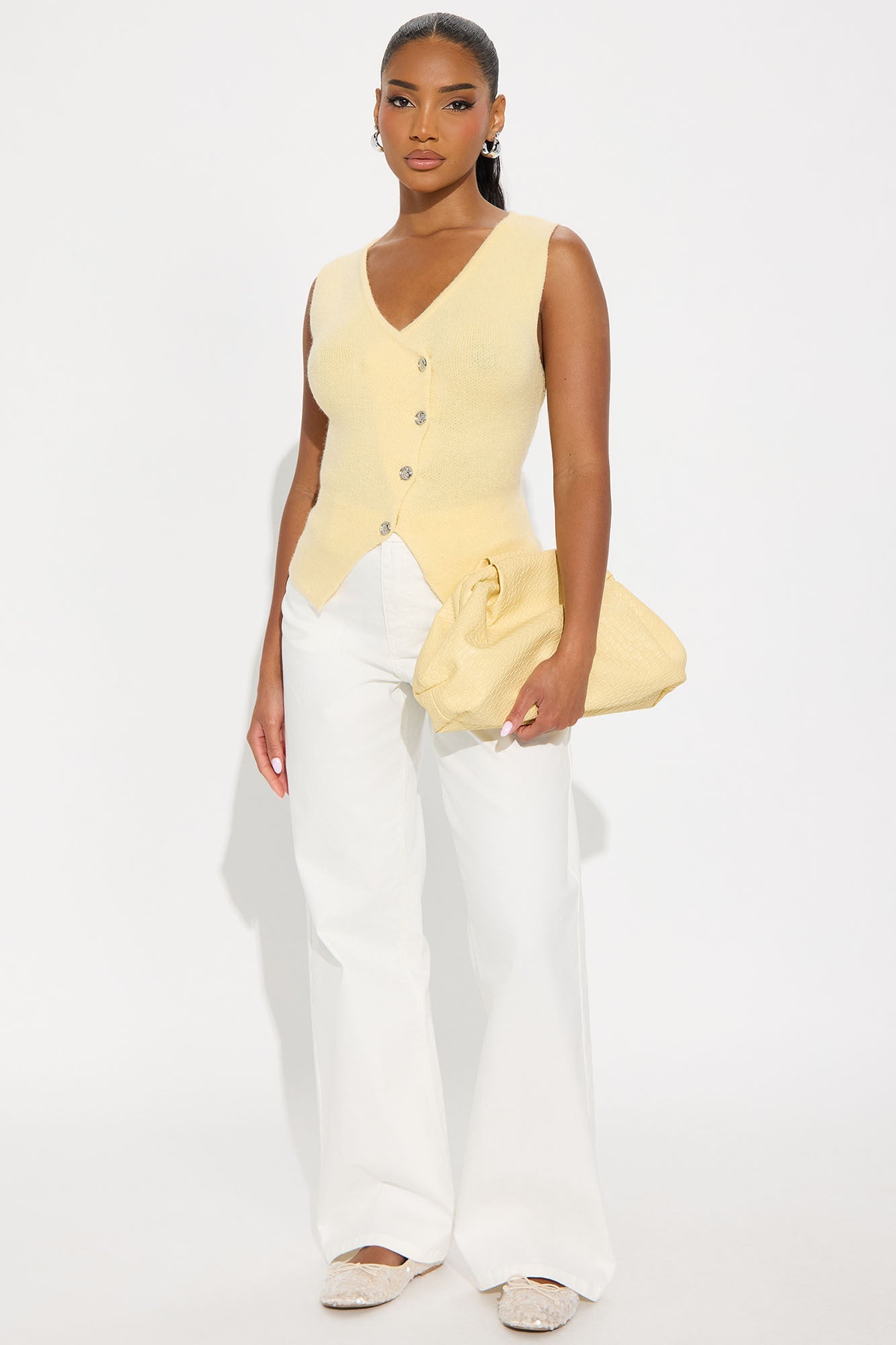 My Comfort Place Hardware Vest - Butter Yellow