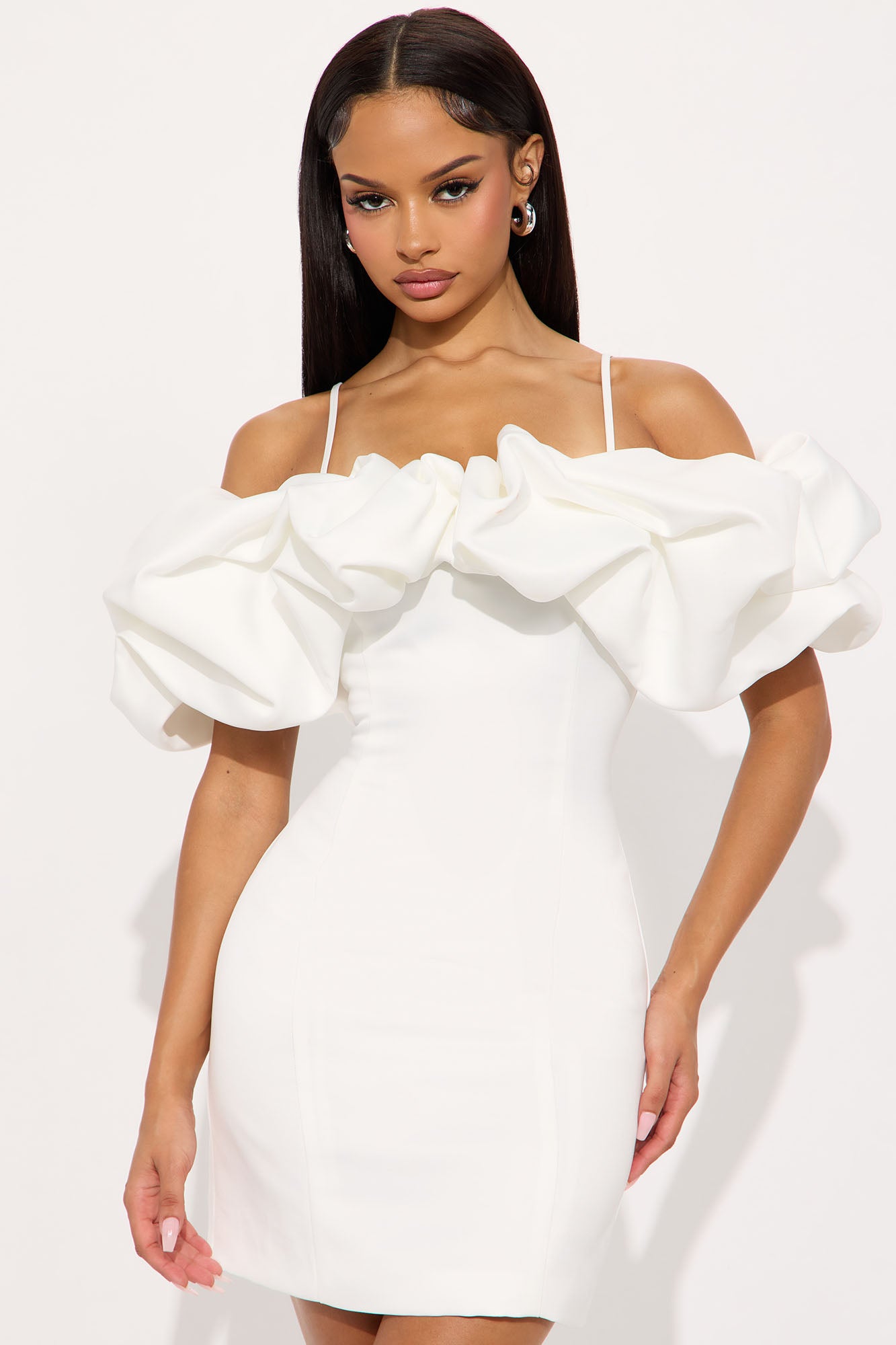 Tall Lola Mini Dress - White