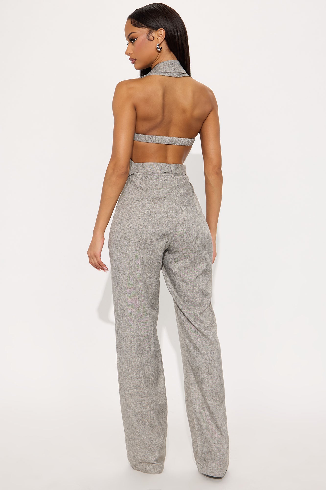 Ingrid Linen Jumpsuit - Taupe