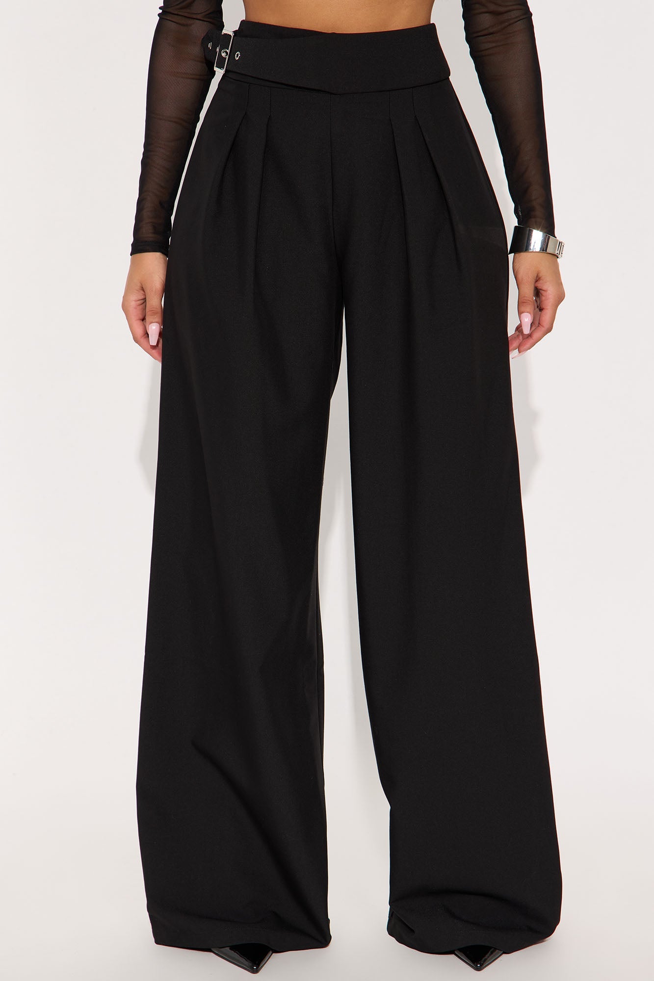 Different Standards Wide Leg Trouser Pant - Black