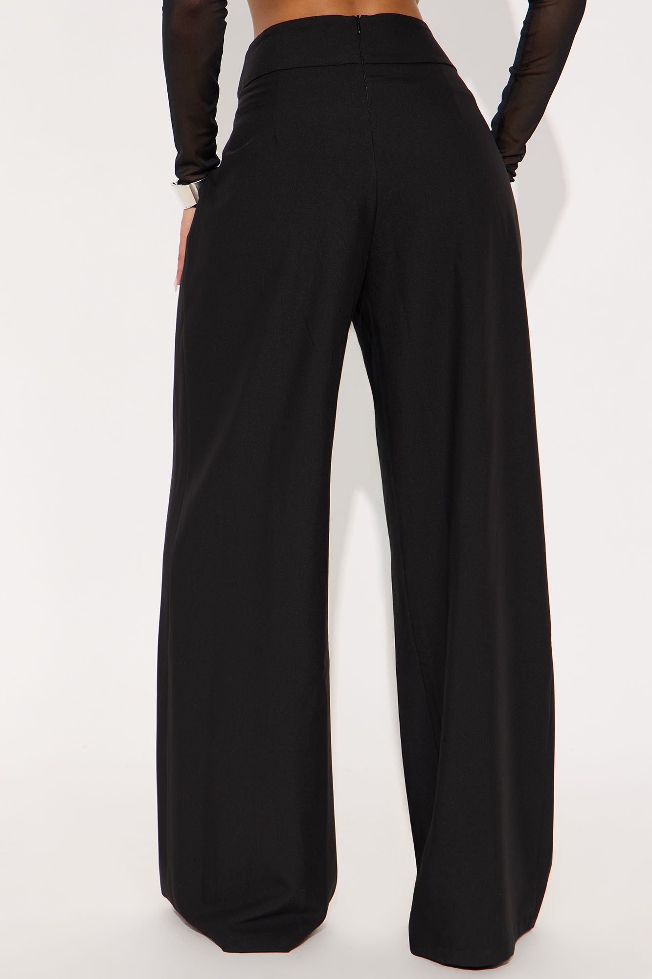 Different Standards Wide Leg Trouser Pant - Black