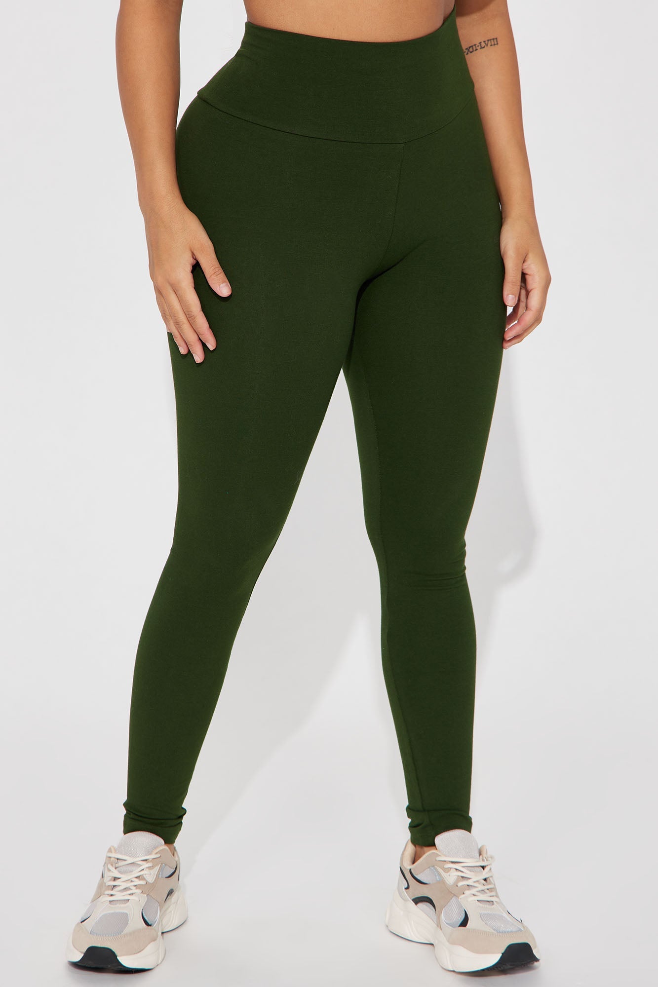 Running Around High Rise Legging - Hunter