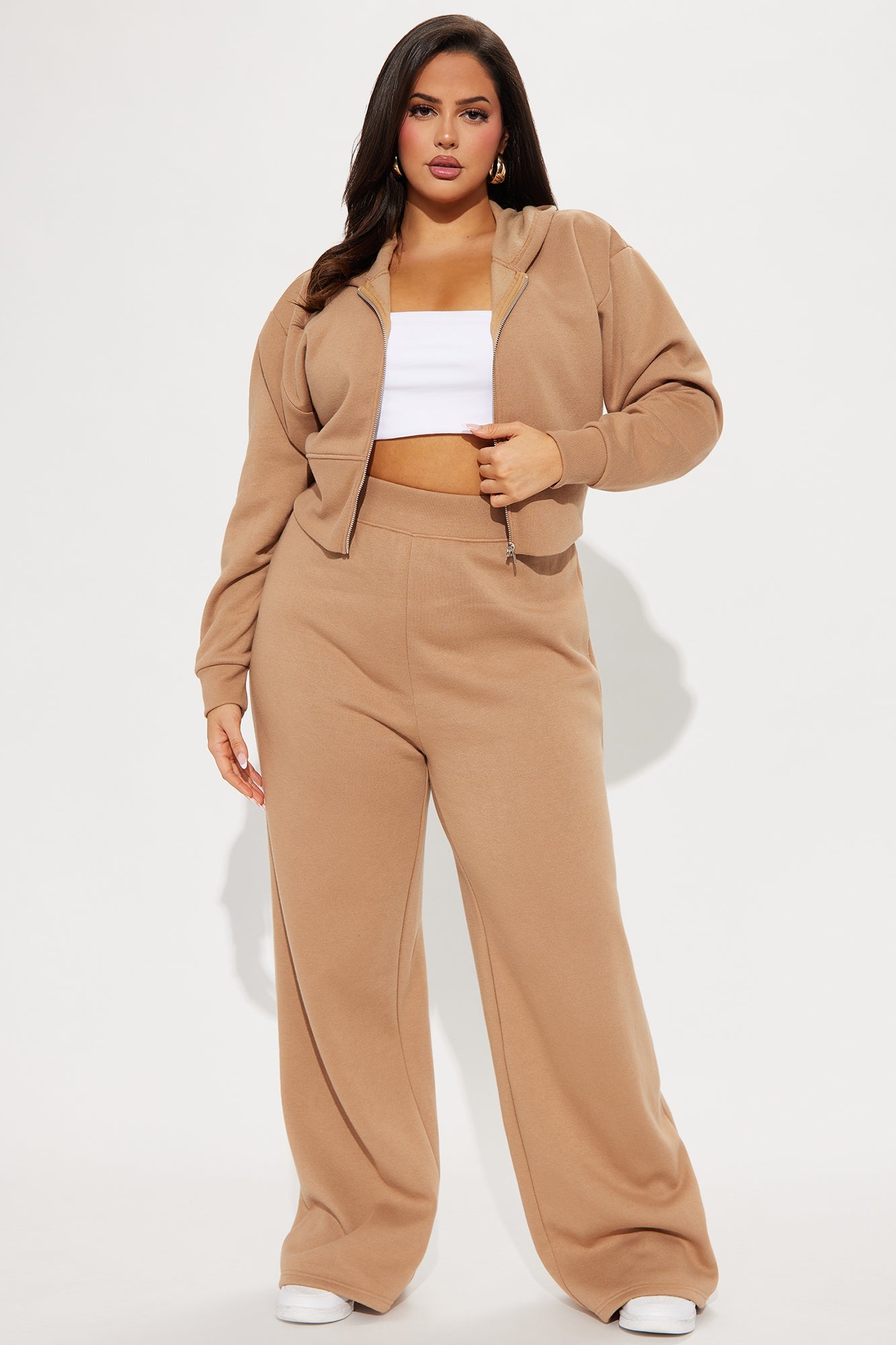 Lumi Fleece Pant Set - Camel