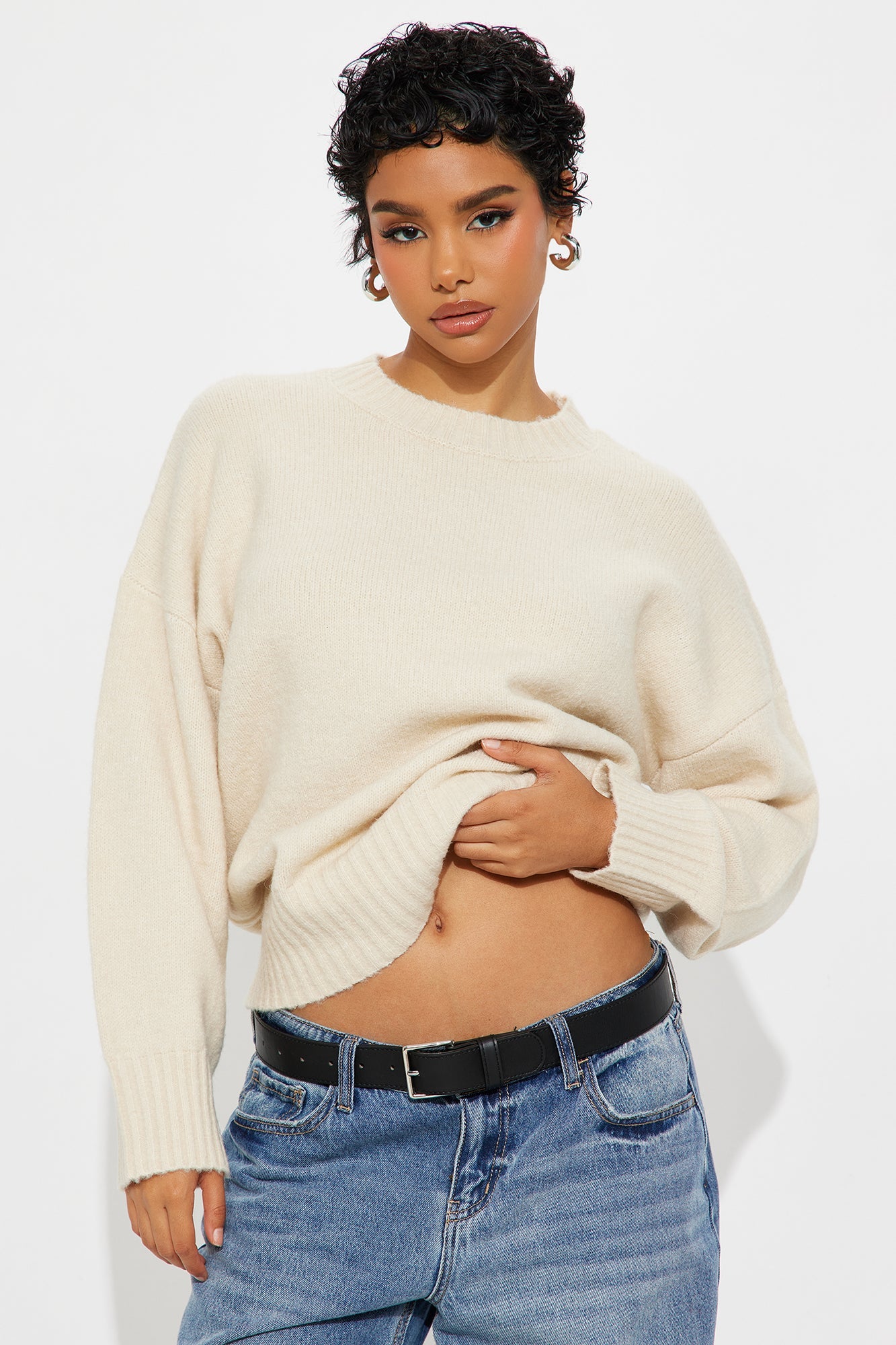 On Wednesdays Pullover Sweater - Cream