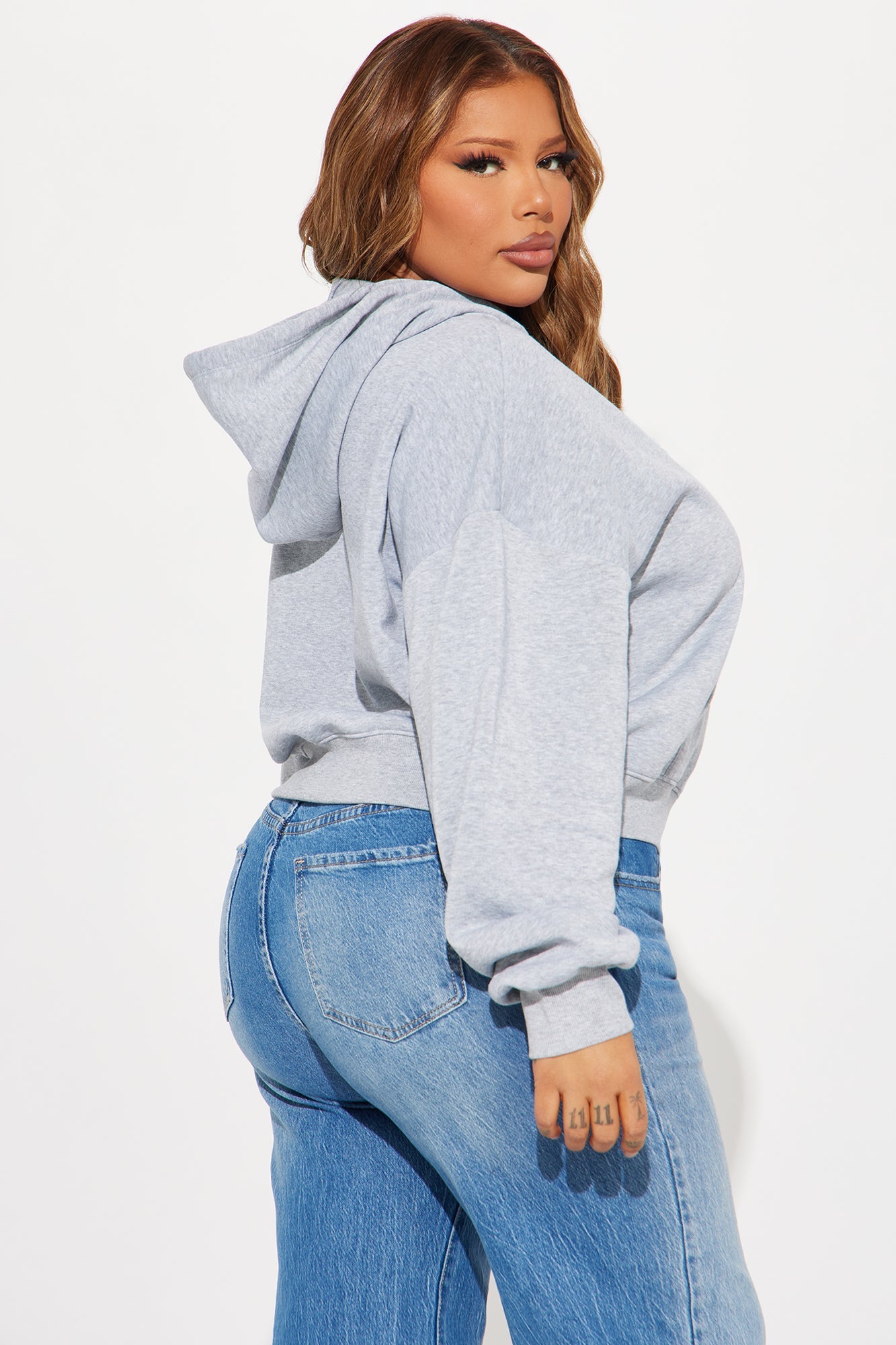 Candice Lounge Hoodie - Heather Grey