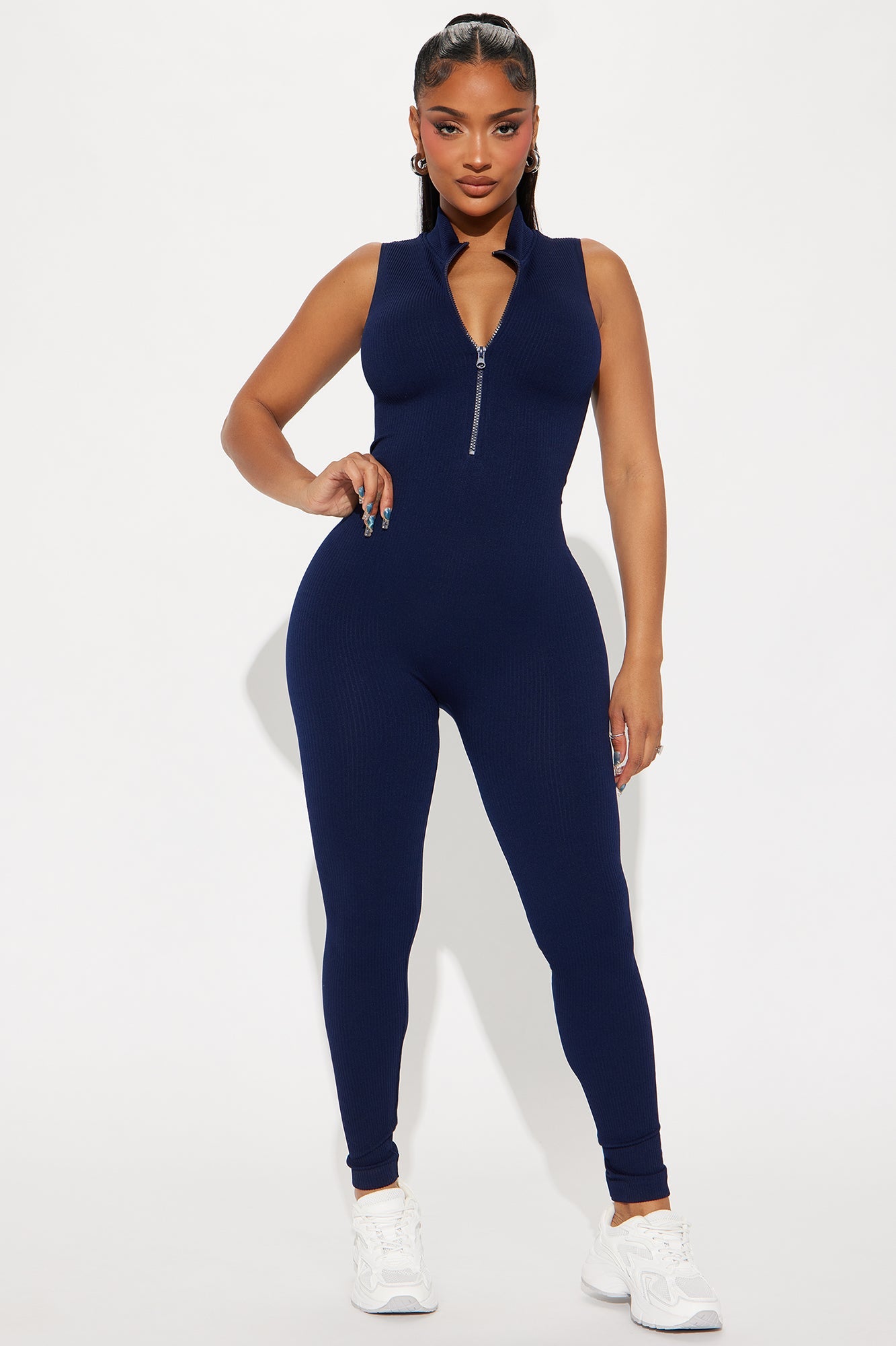 Johanna Seamless Jumpsuit - Navy
