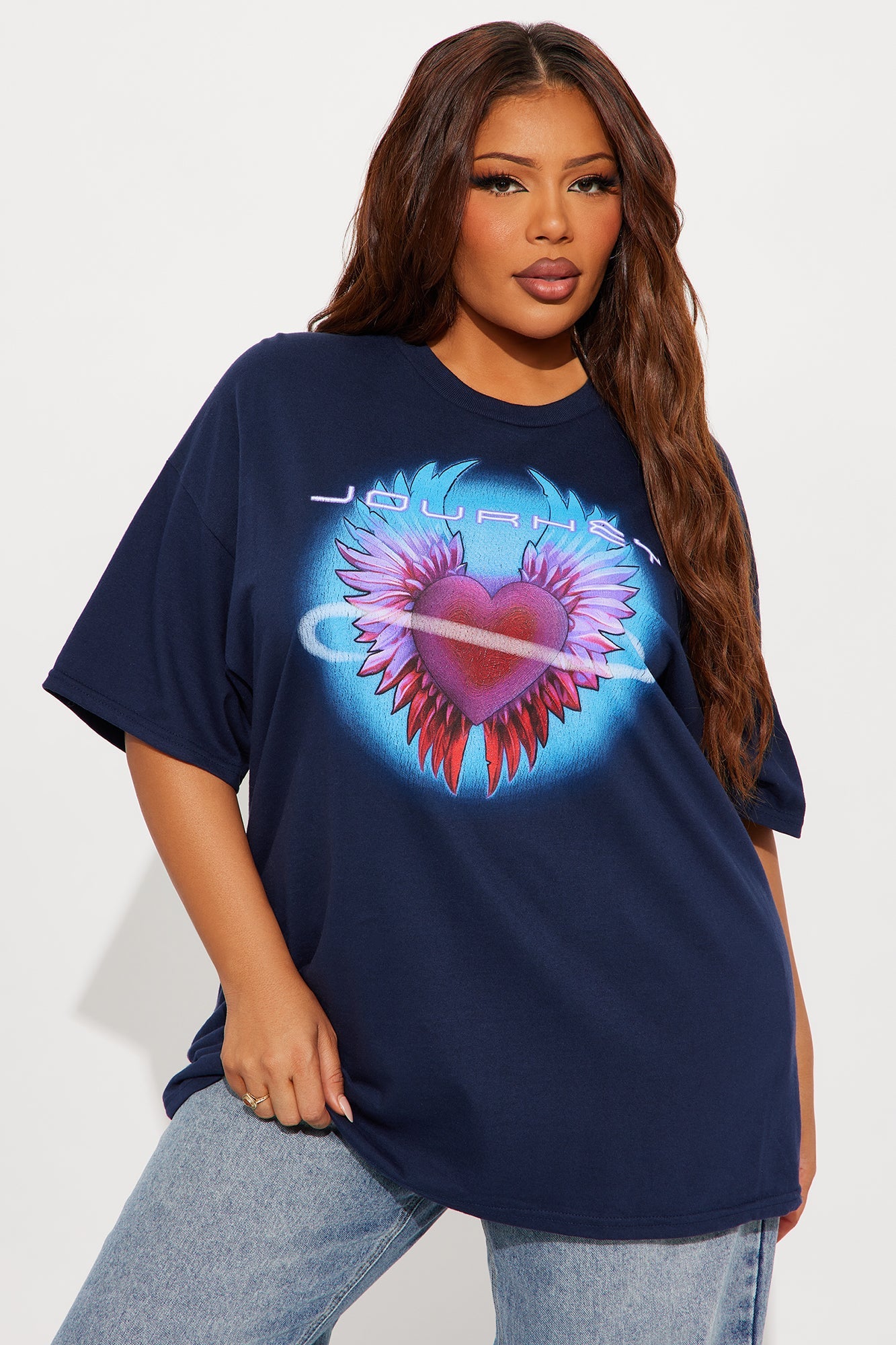 Journey World Tour Tee - Navy