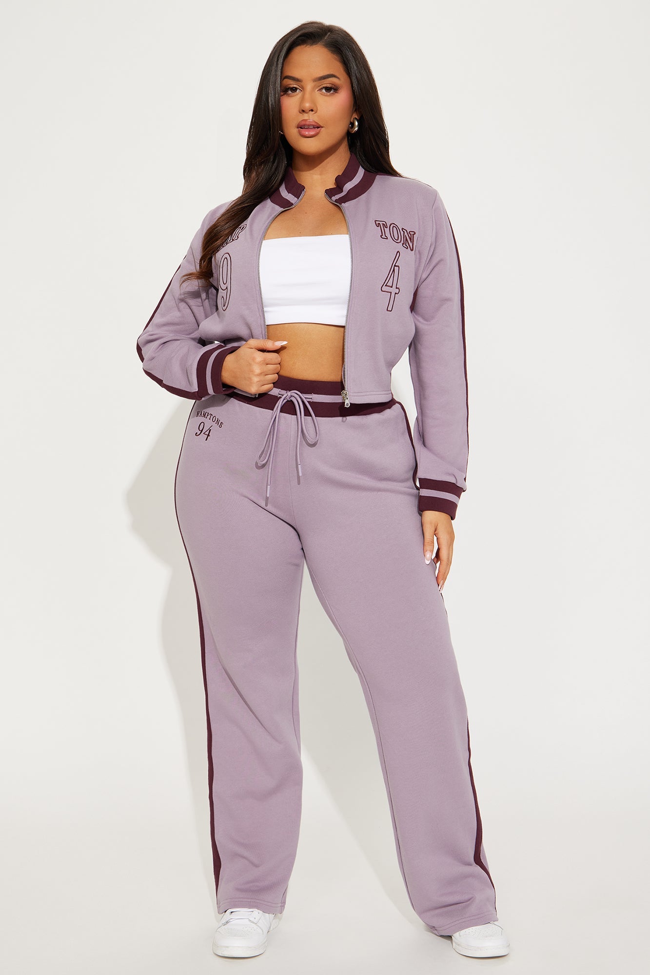 Hamptons 94 Track Pant Set - Purple