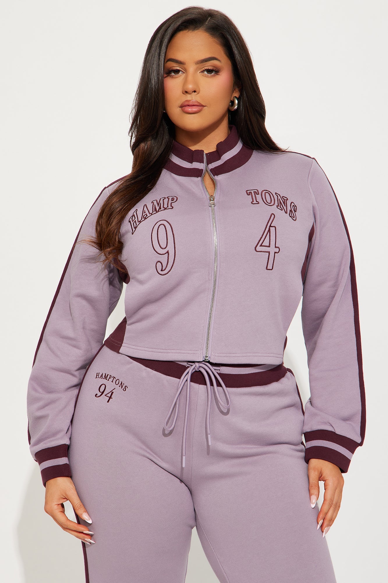 Hamptons 94 Track Pant Set - Purple