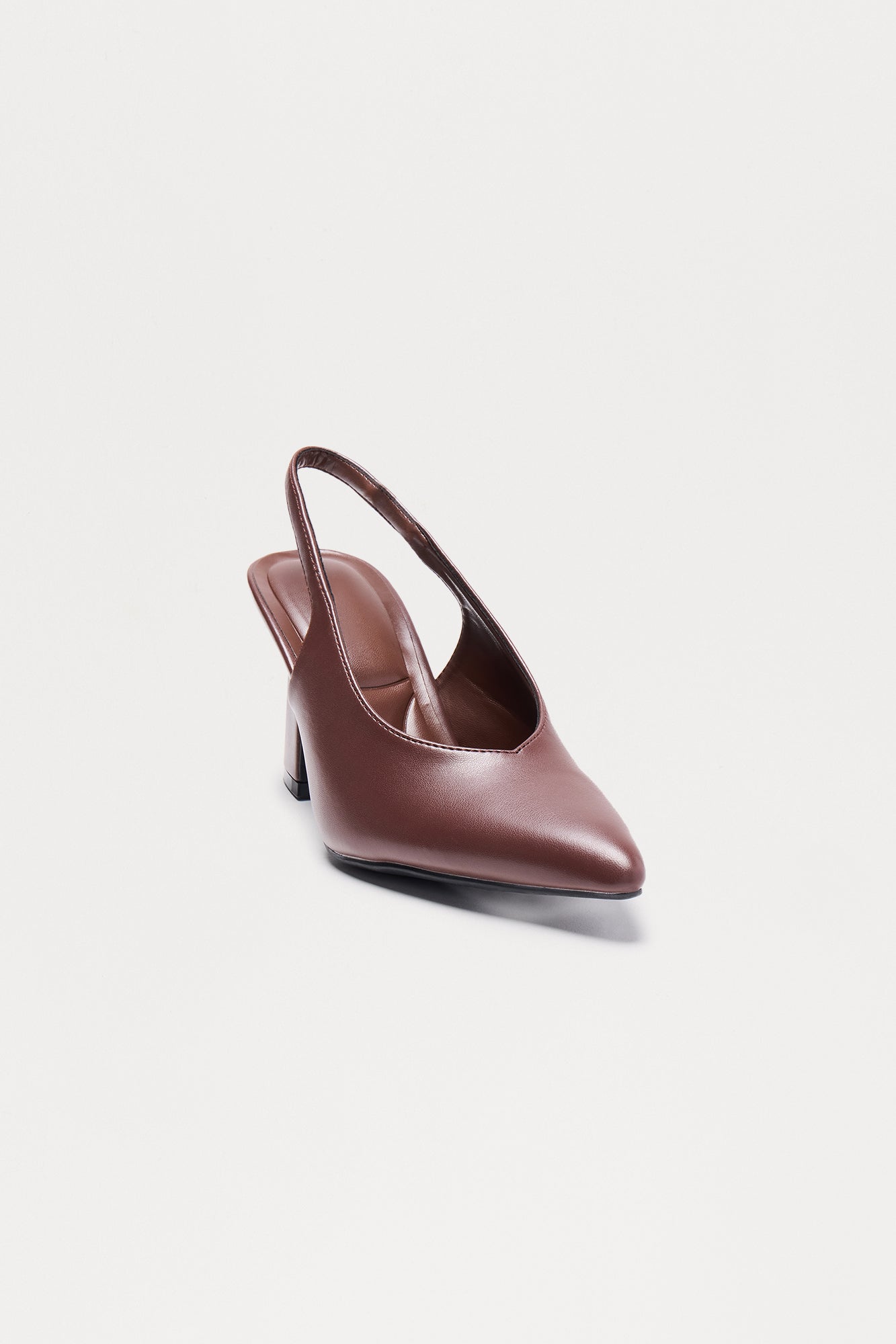 Taven Slingback Pumps - Chocolate