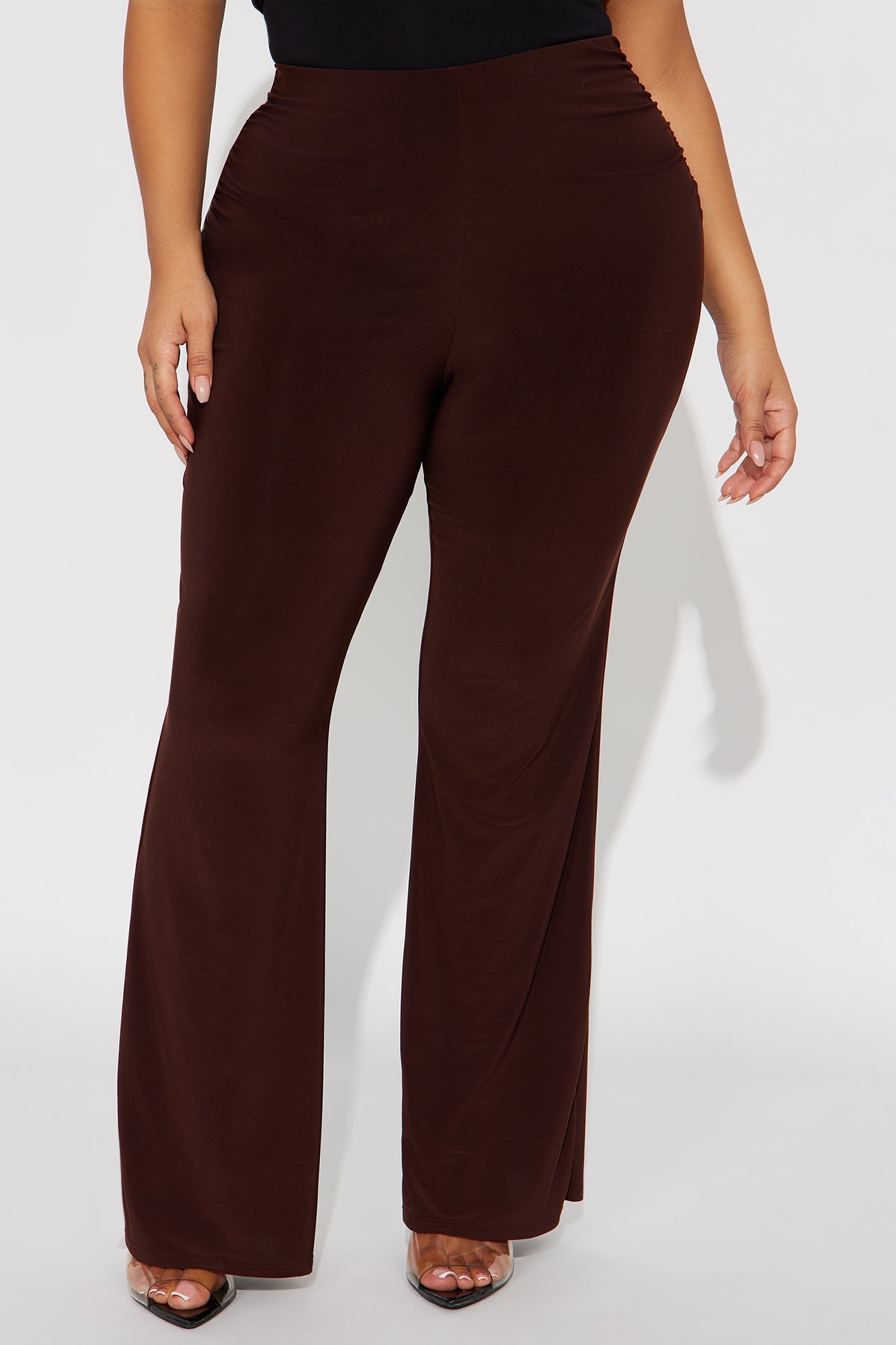 Waiting On You Flare Pant 32″ - Chocolate