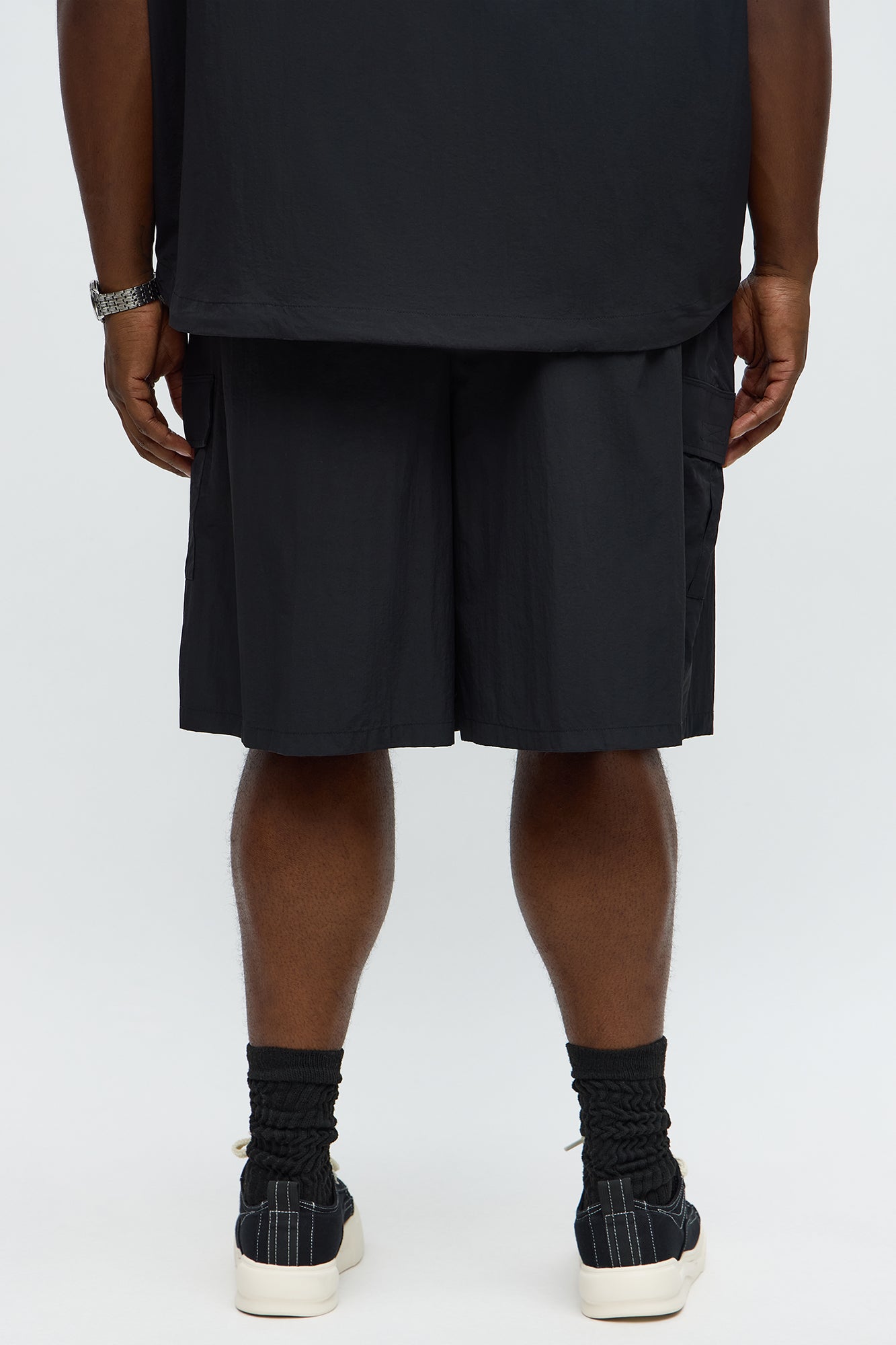 Super Baggy Philip Nylon Short - Black