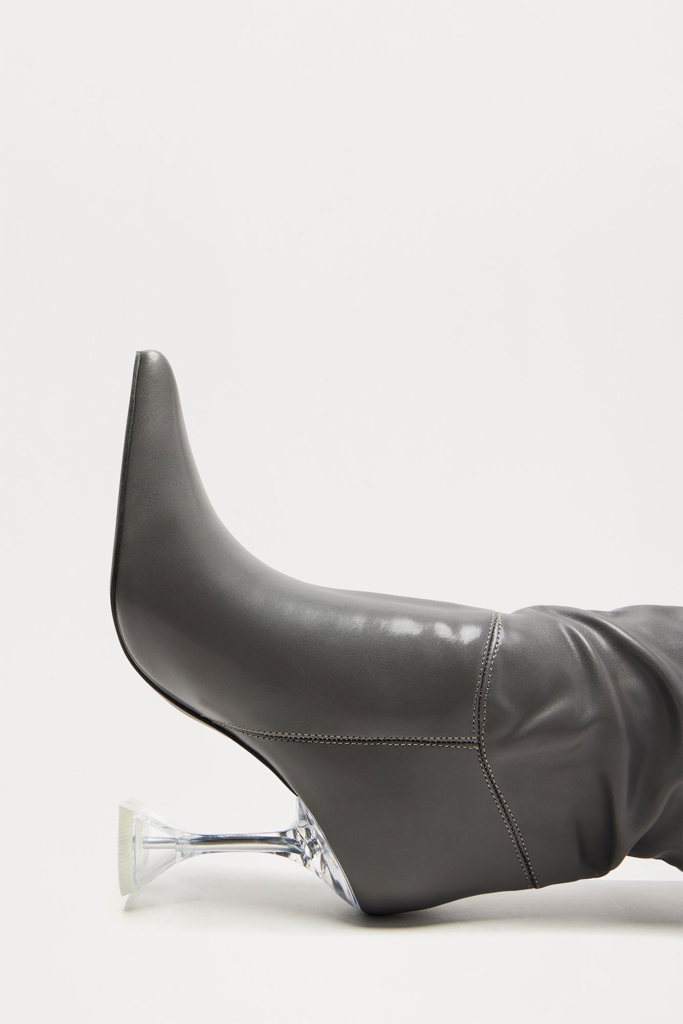 Cyrus Knee High Boots - Grey