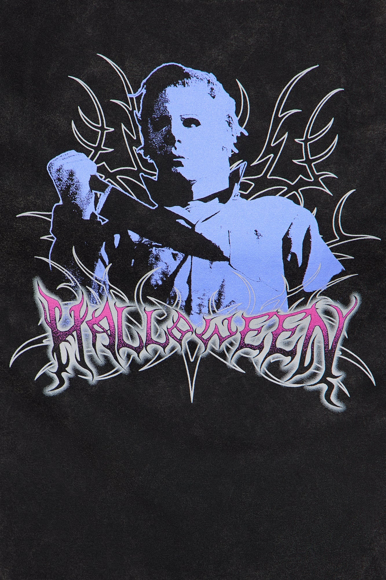 Michael Myers Pure Evil Washed Tee - Black Wash