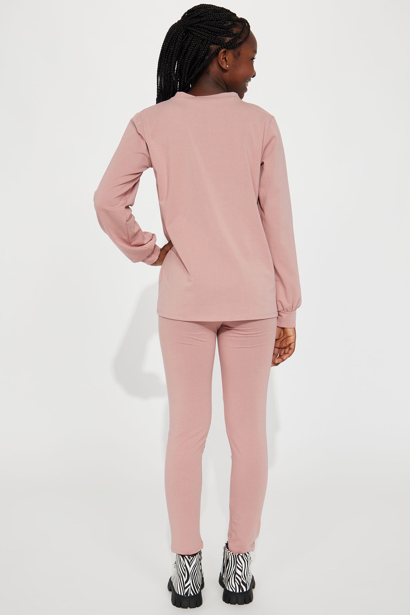 Mini Paparazzi II Legging Set - Mauve