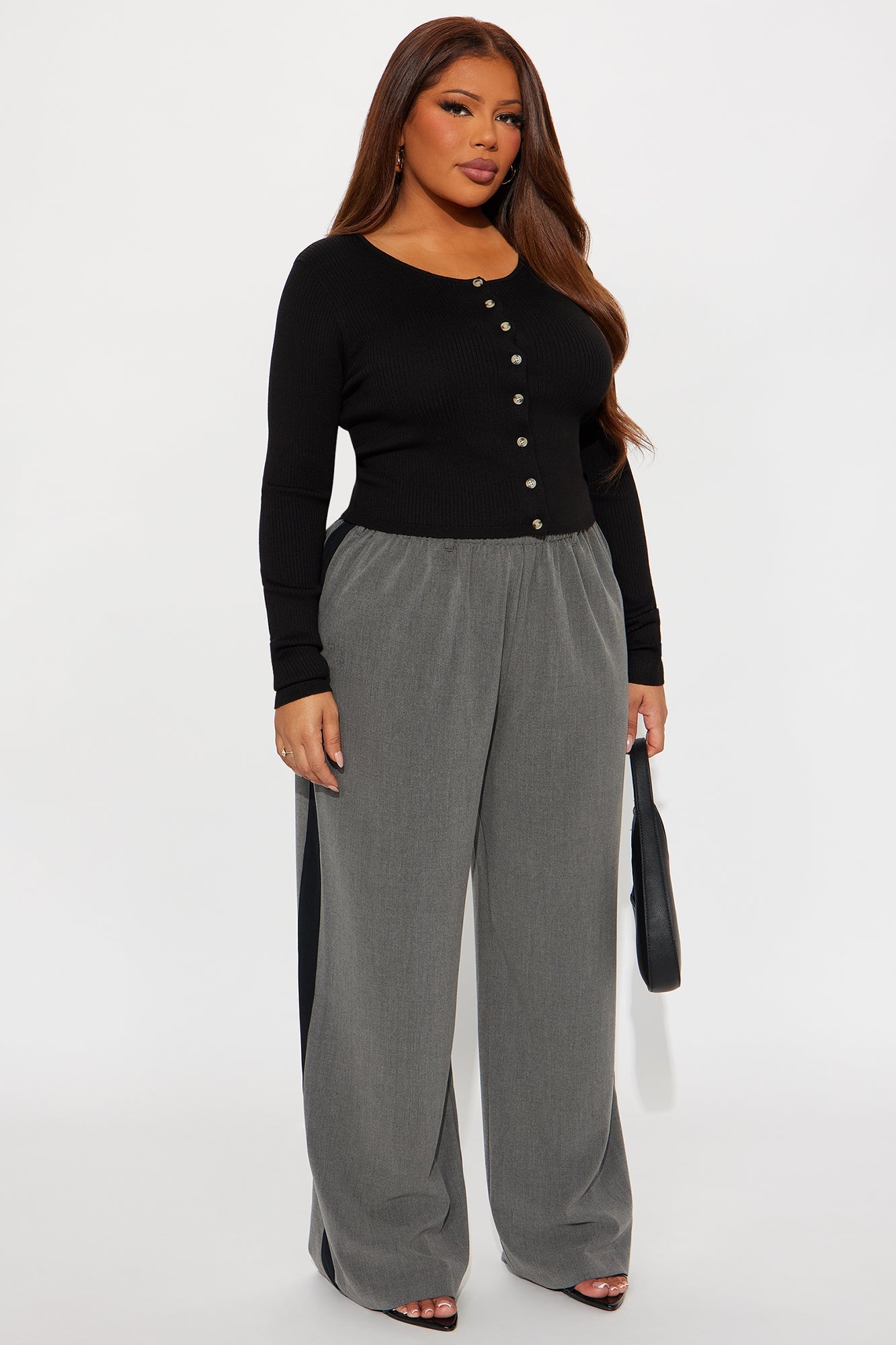 Make Things Right Cardigan - Black