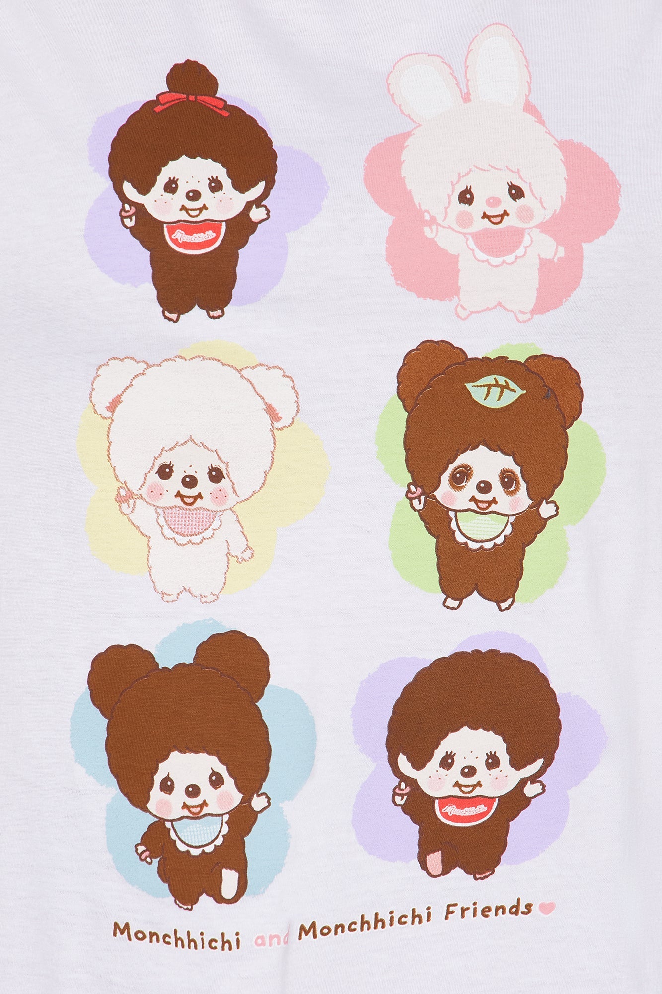 Monchhichi Friends Tee - White
