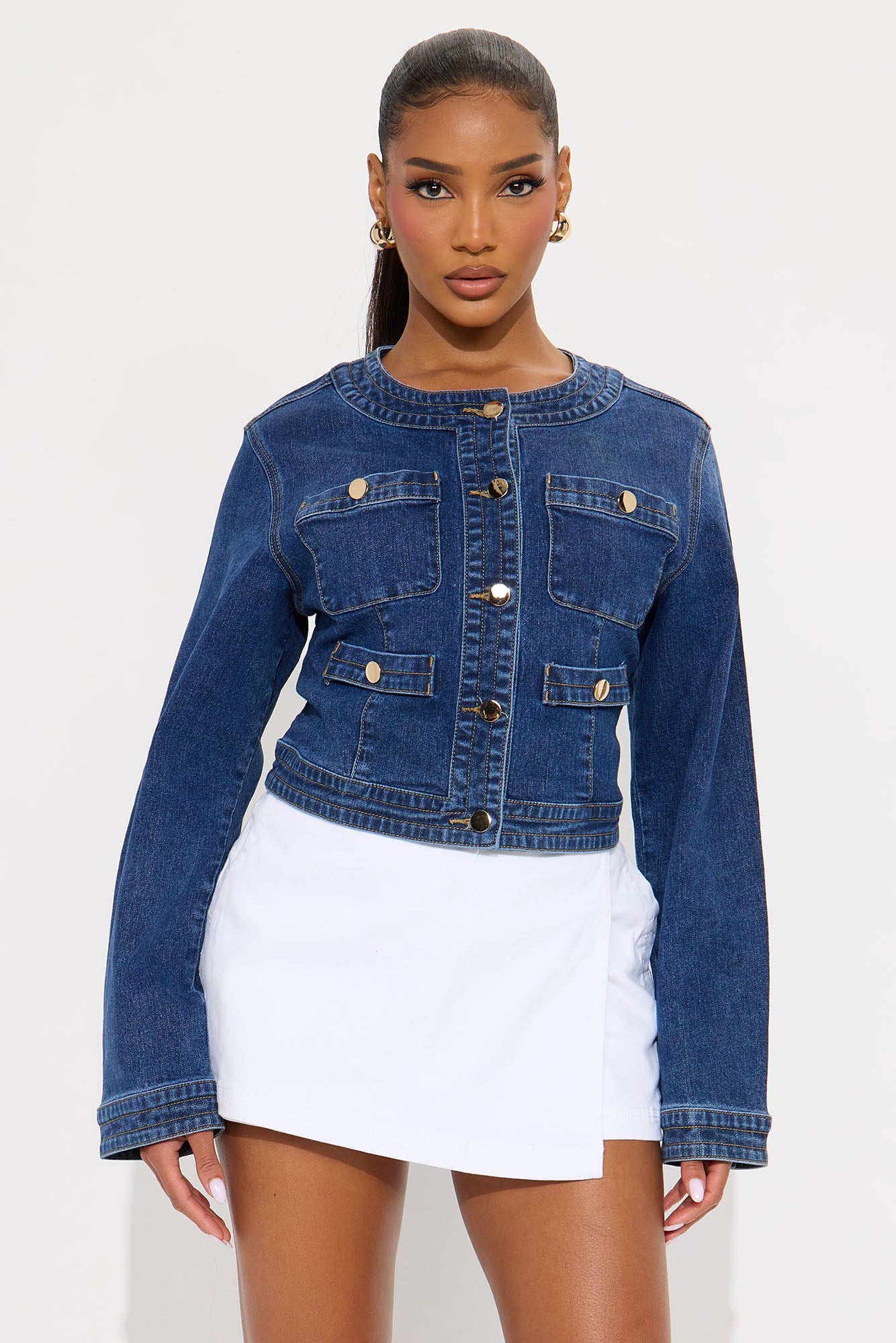 Nolita Denim Jacket - Medium Wash
