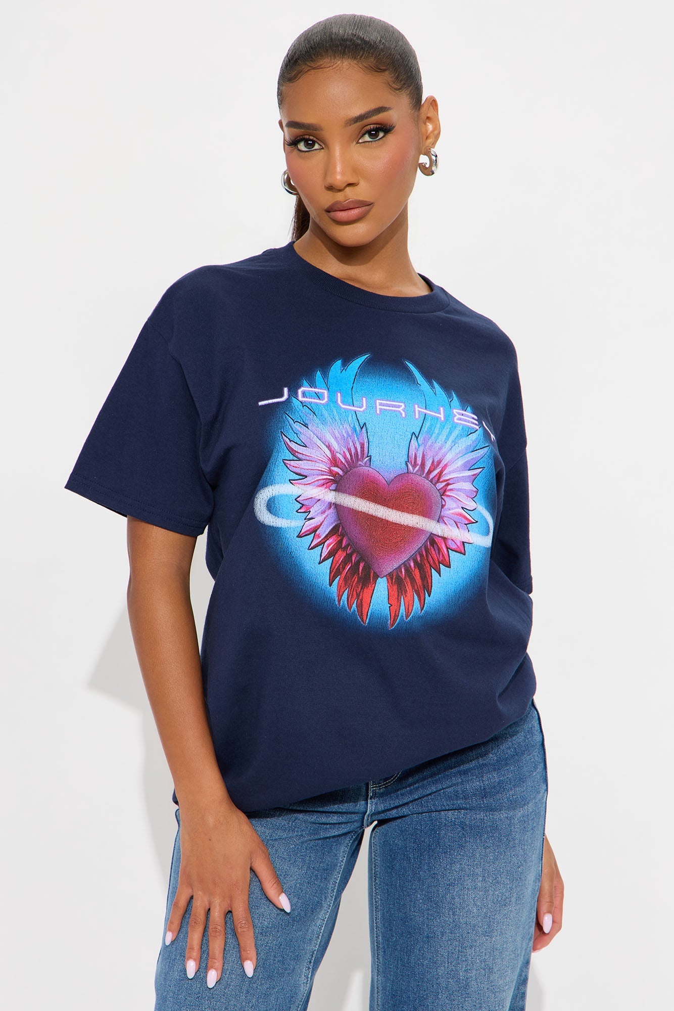 Journey World Tour Tee - Navy