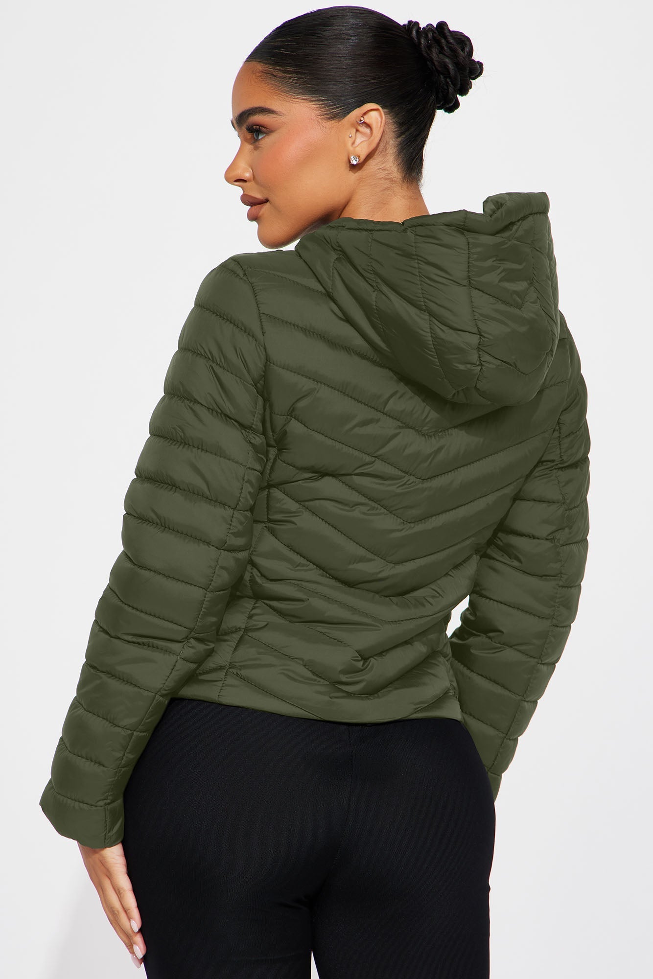 Cold Times Puffer Jacket - Olive