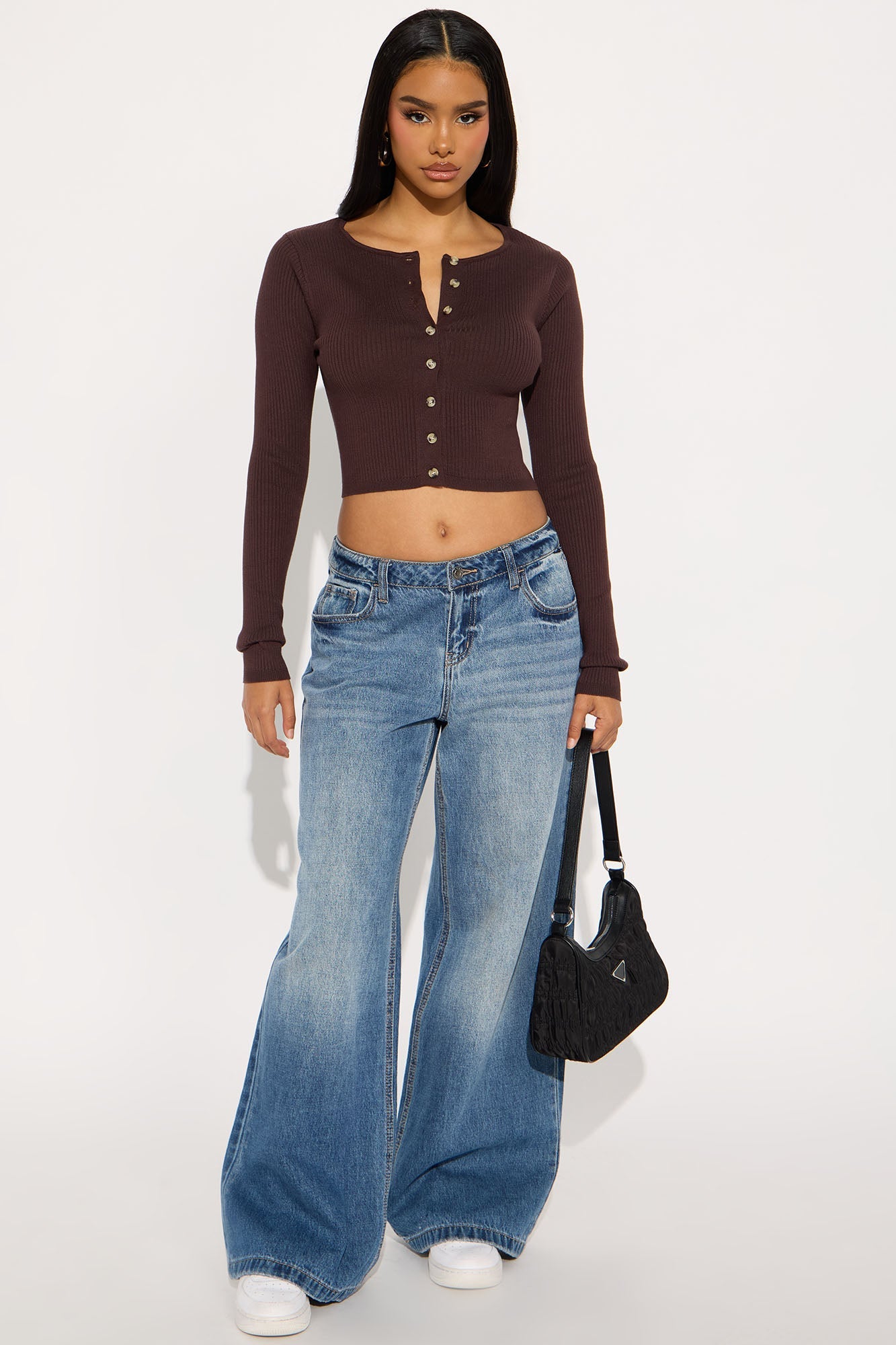Make Things Right Cardigan - Dark Brown