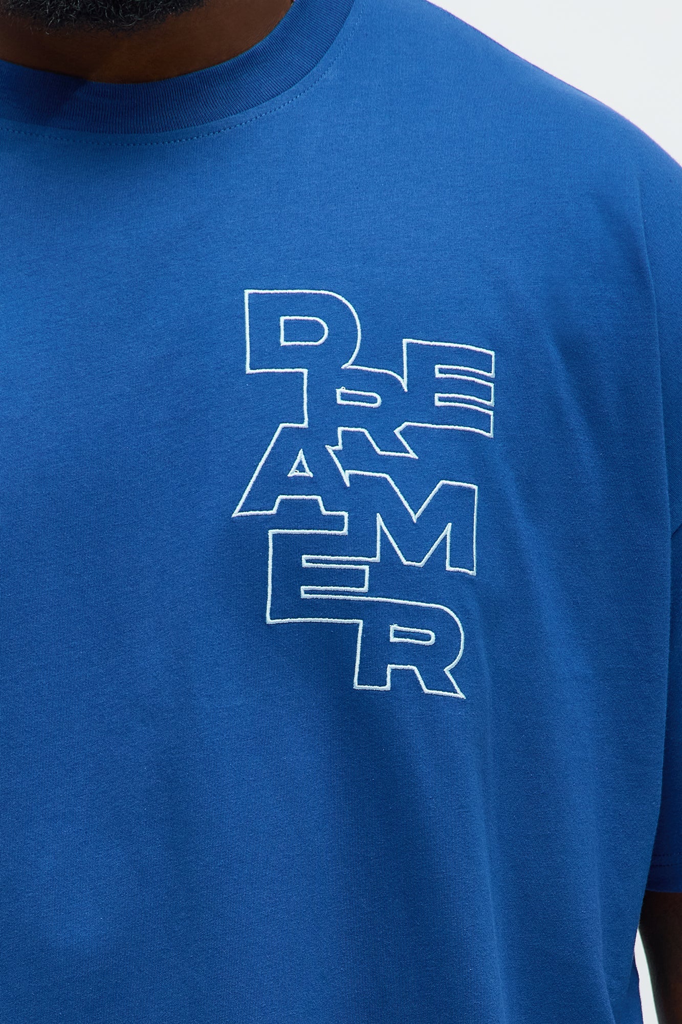 Relaxed Fit Dreamer Tshirt - Blue