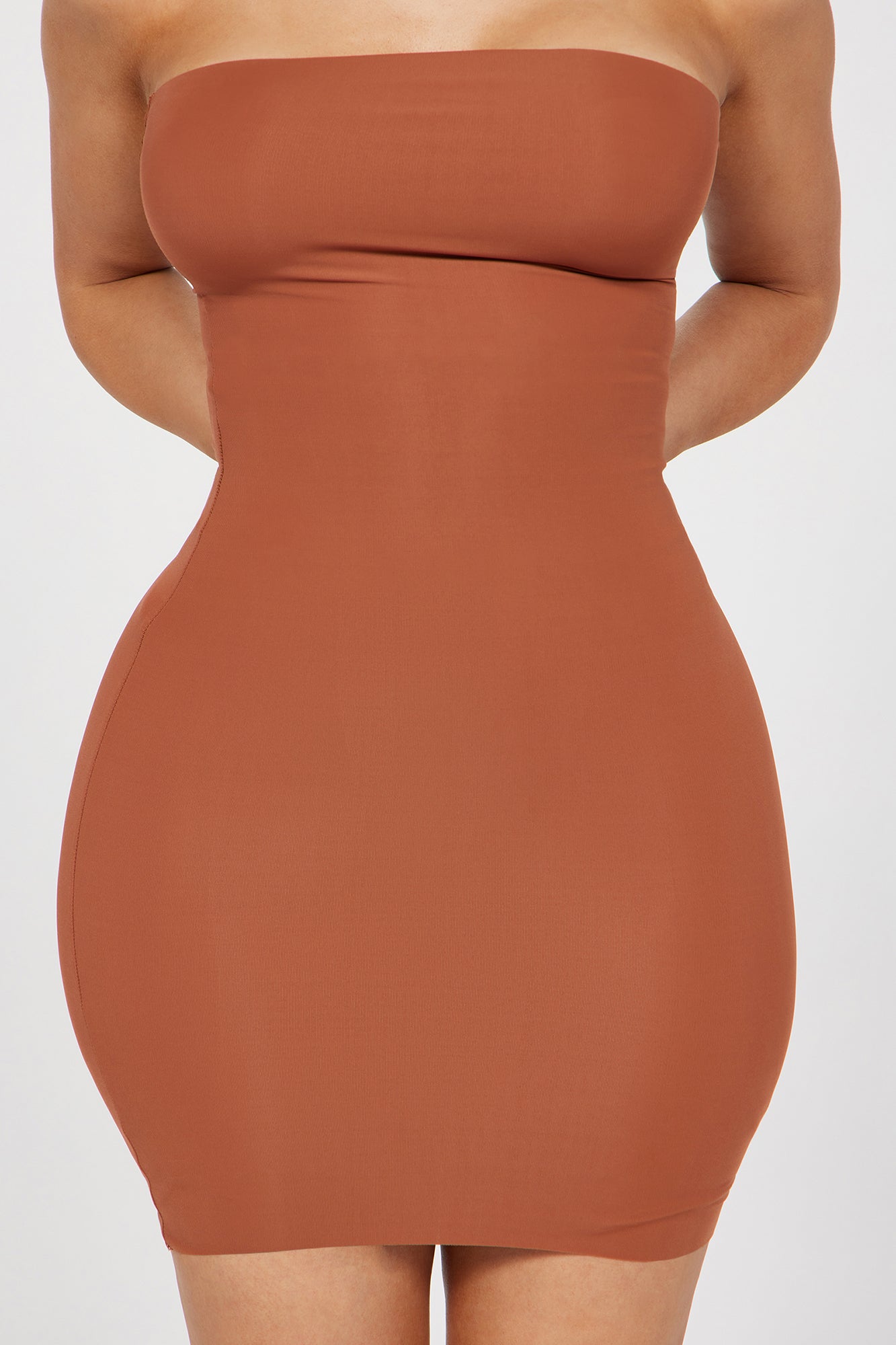 Looking Curvy Padded Hips Shapewear Short - Mocha