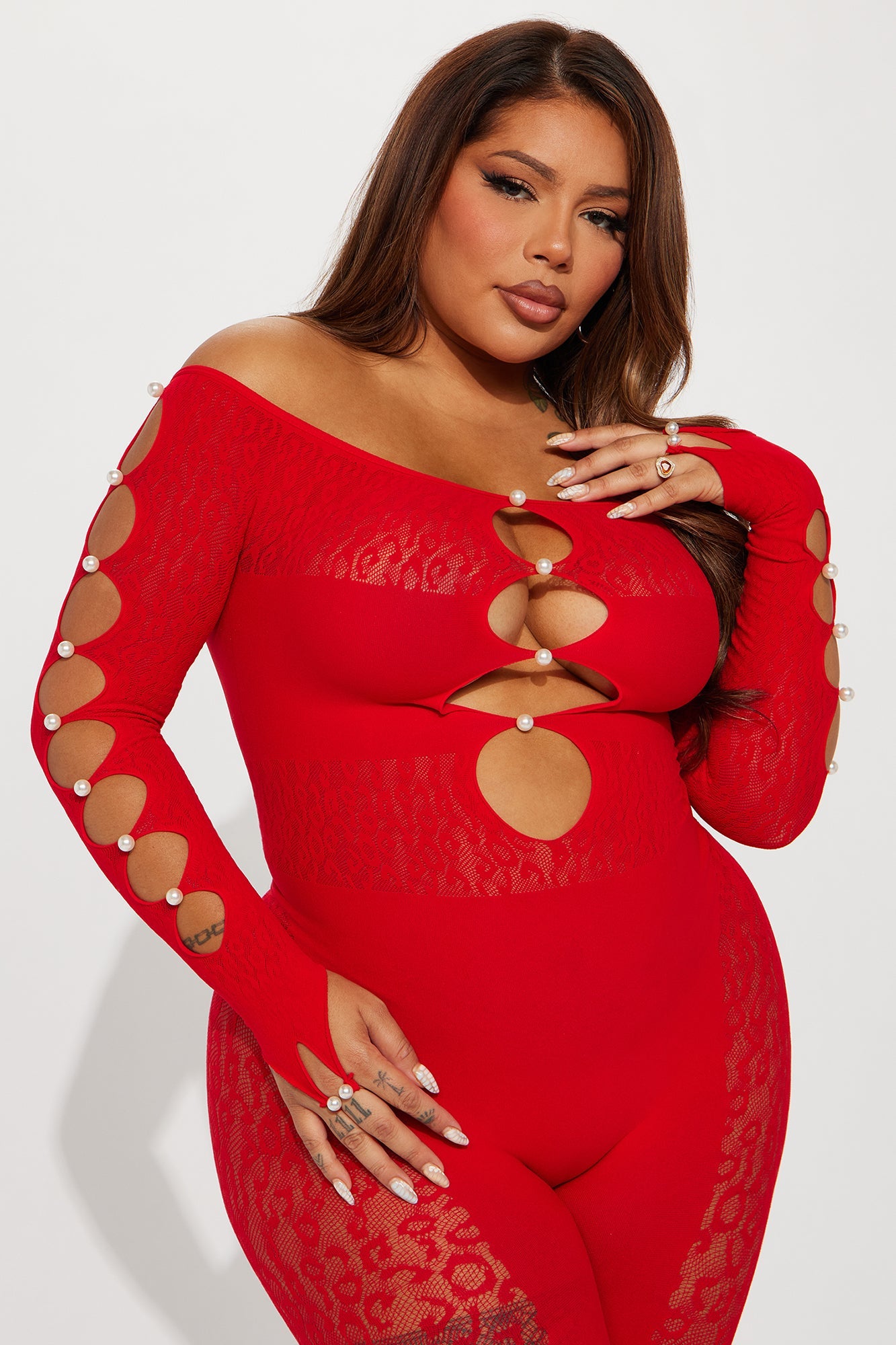 Sierra Seamless Jumpsuit - Red