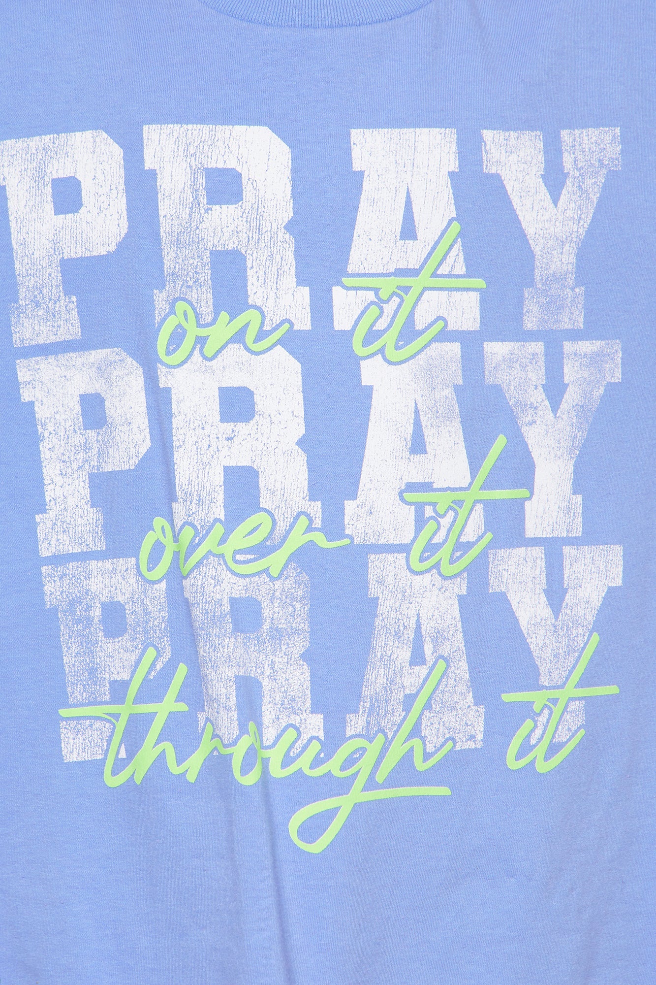 Mini Pray On It Tee - Violet