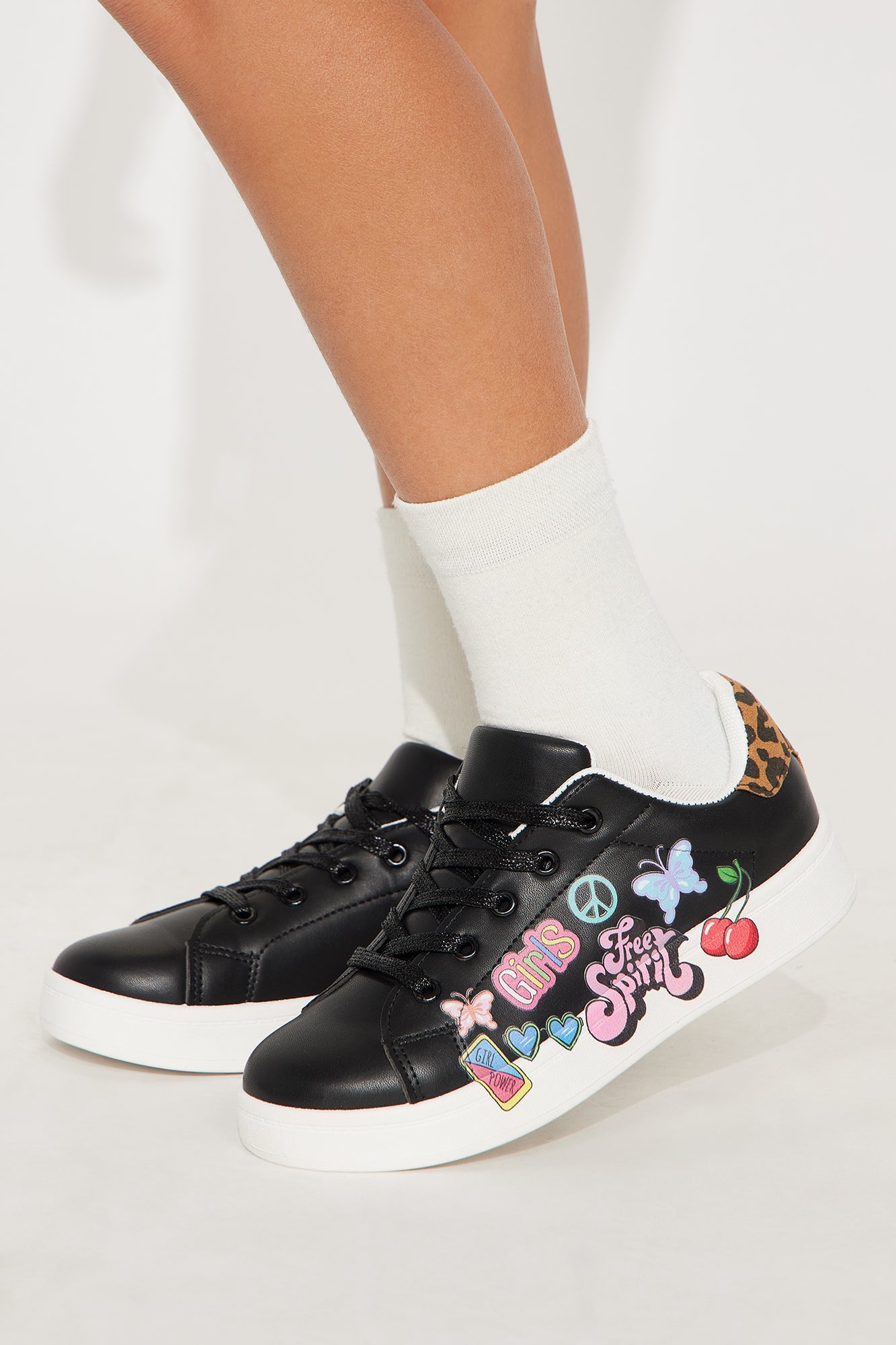 Mini Free Spirit Sneaker - Black