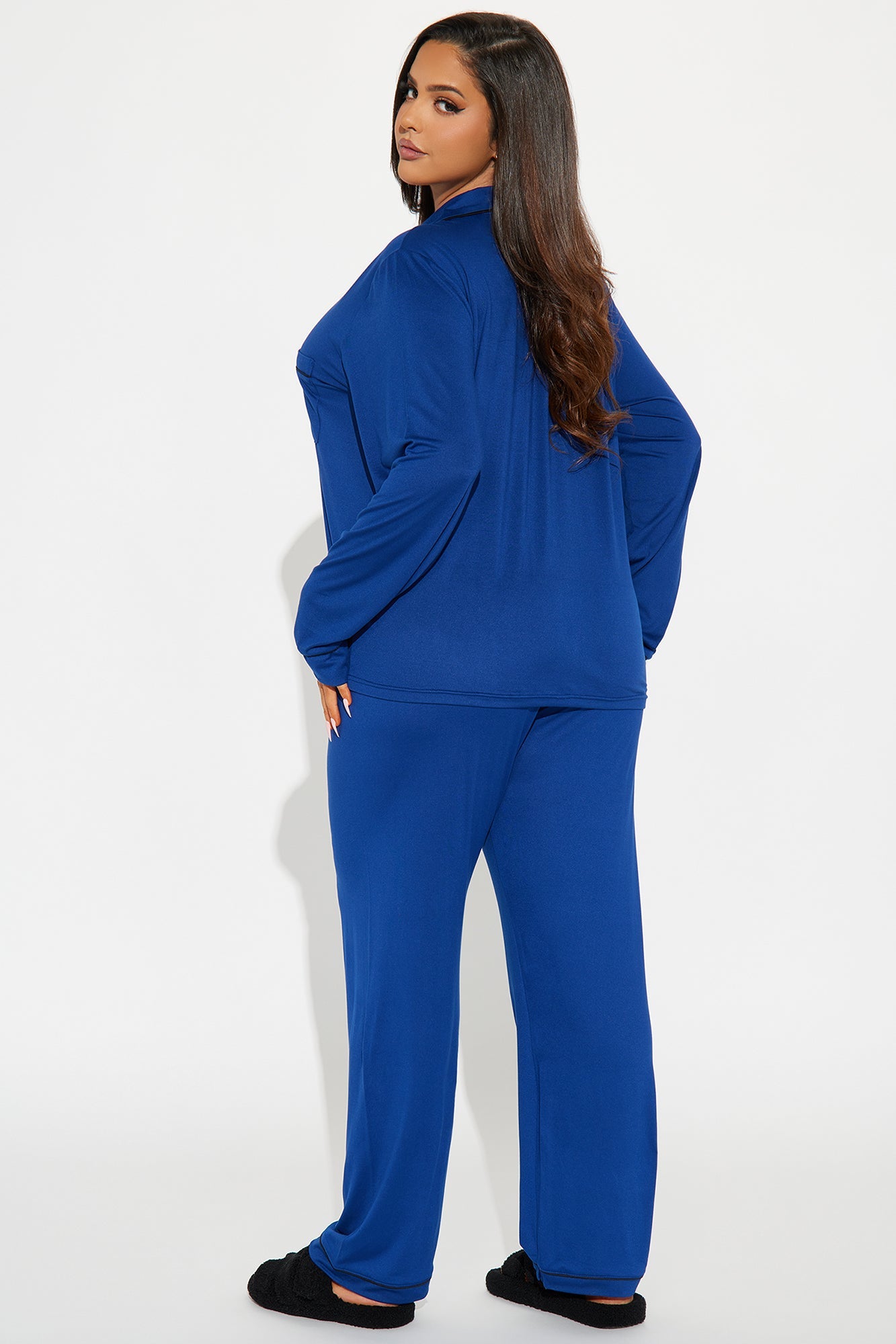 In The Morning PJ Pant Set - Navy