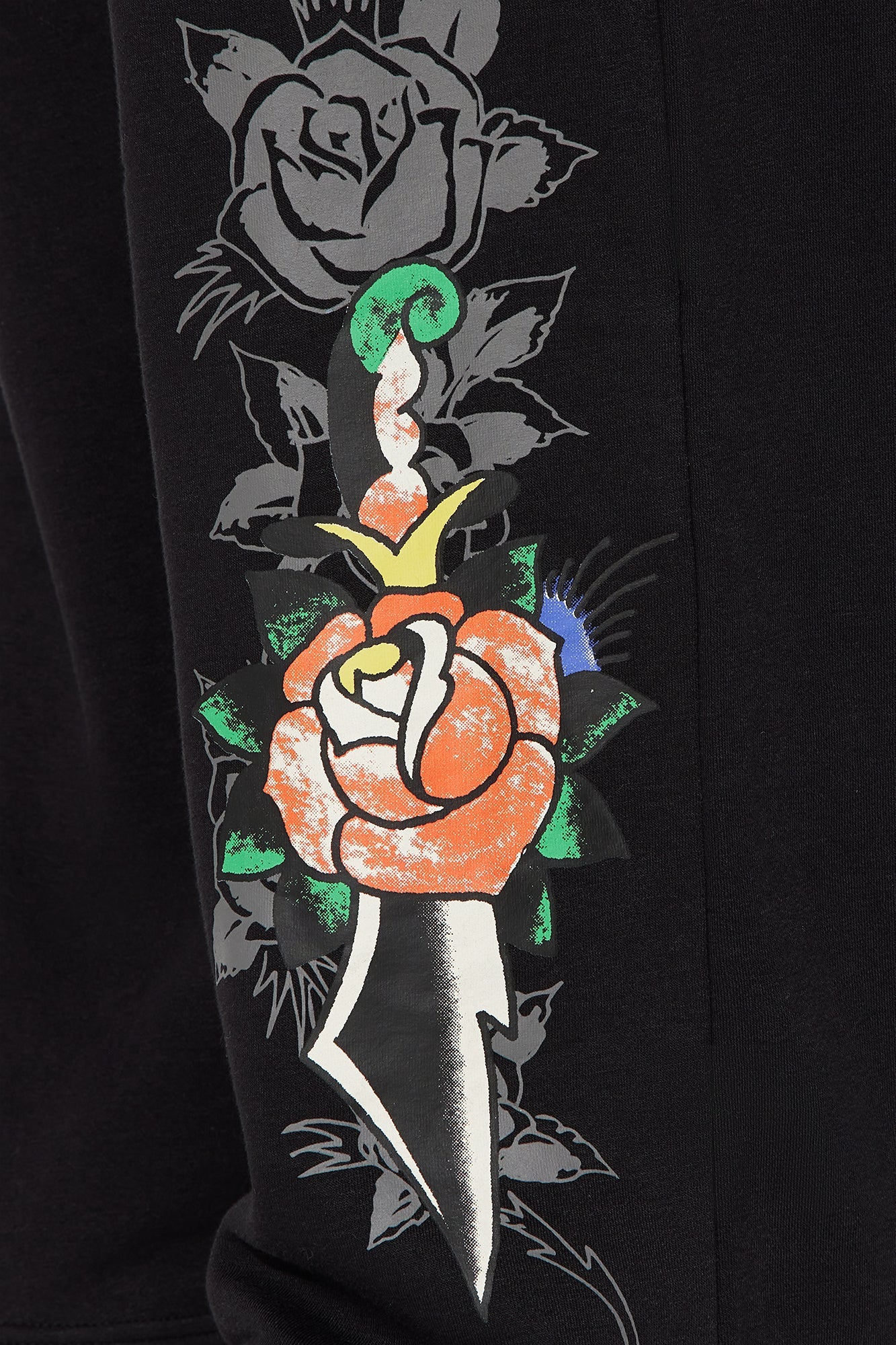 Ed Hardy Swallow Bird Sweatpant - Black