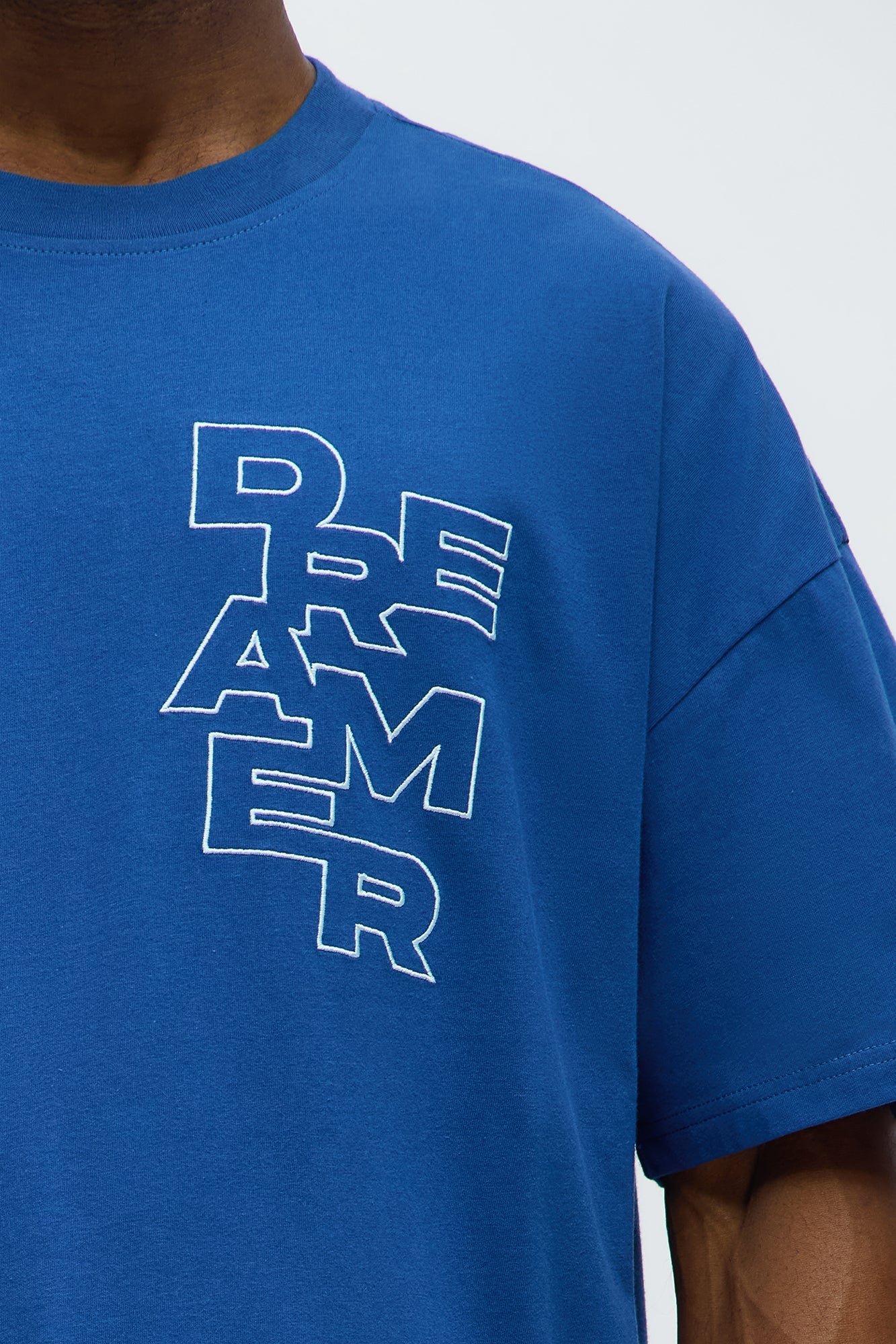 Relaxed Fit Dreamer Tshirt - Blue