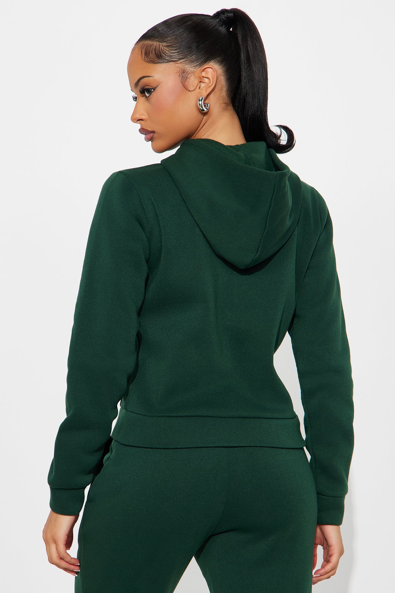 Candice Zip Up Hoodie - Hunter